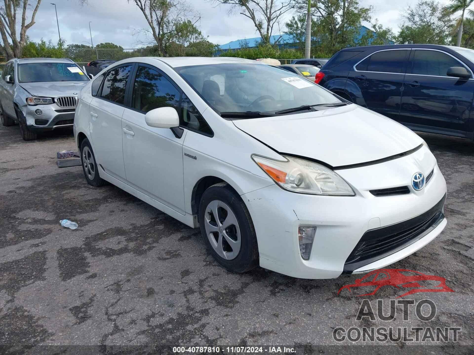 TOYOTA PRIUS 2014 - JTDKN3DU8E1833474