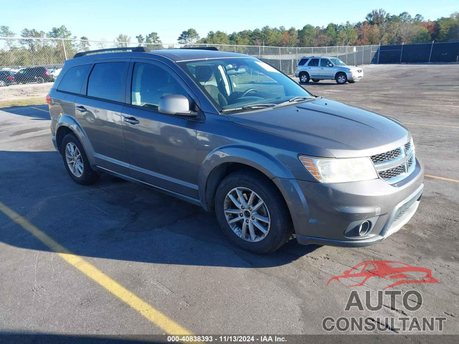 DODGE JOURNEY 2013 - 3C4PDCBB7DT721850