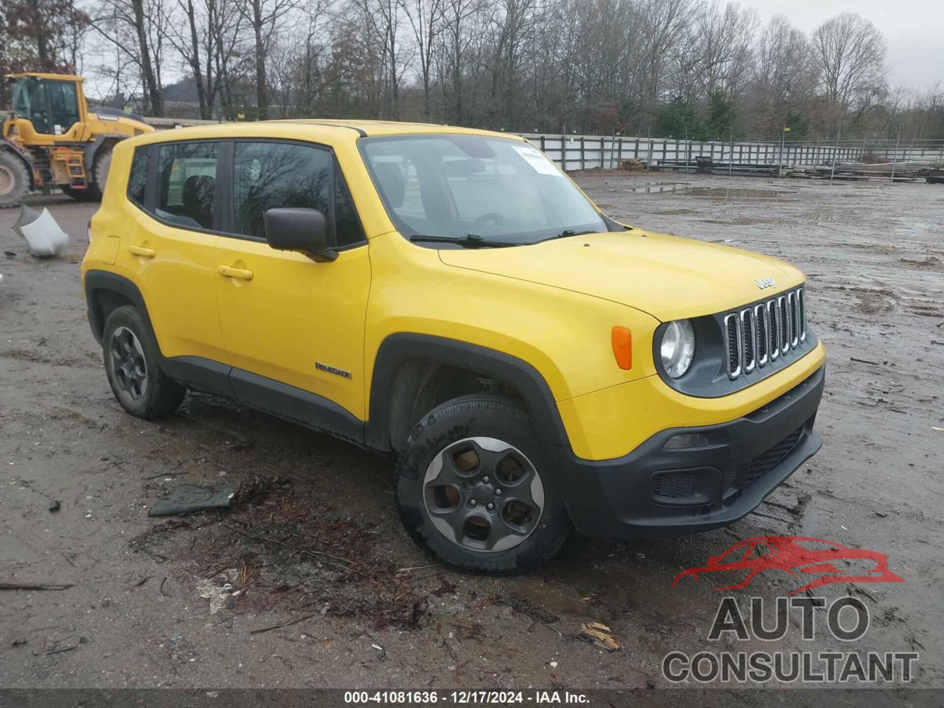 JEEP RENEGADE 2016 - ZACCJBAT9GPC87115