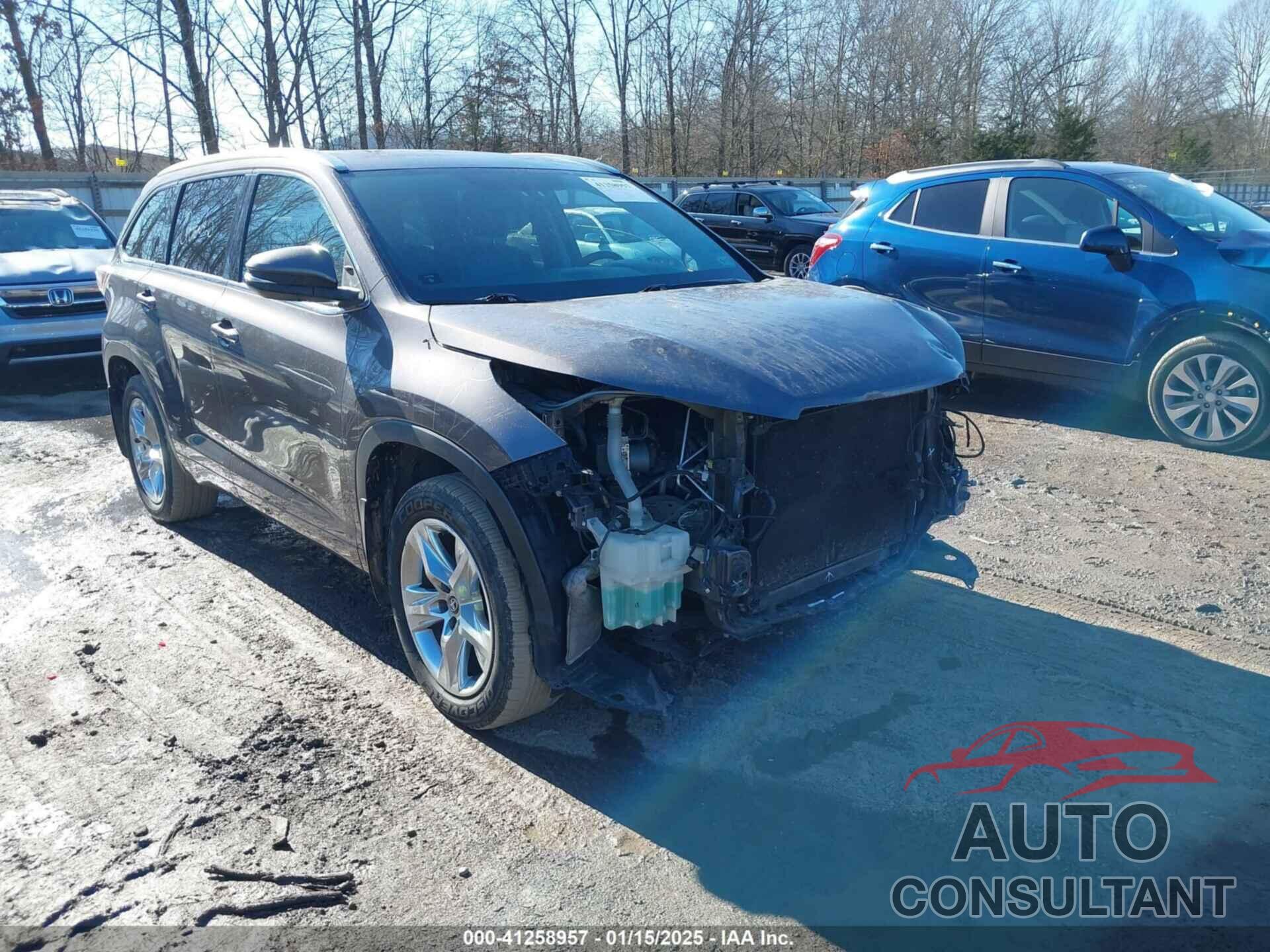 TOYOTA HIGHLANDER 2016 - 5TDDKRFH2GS246780