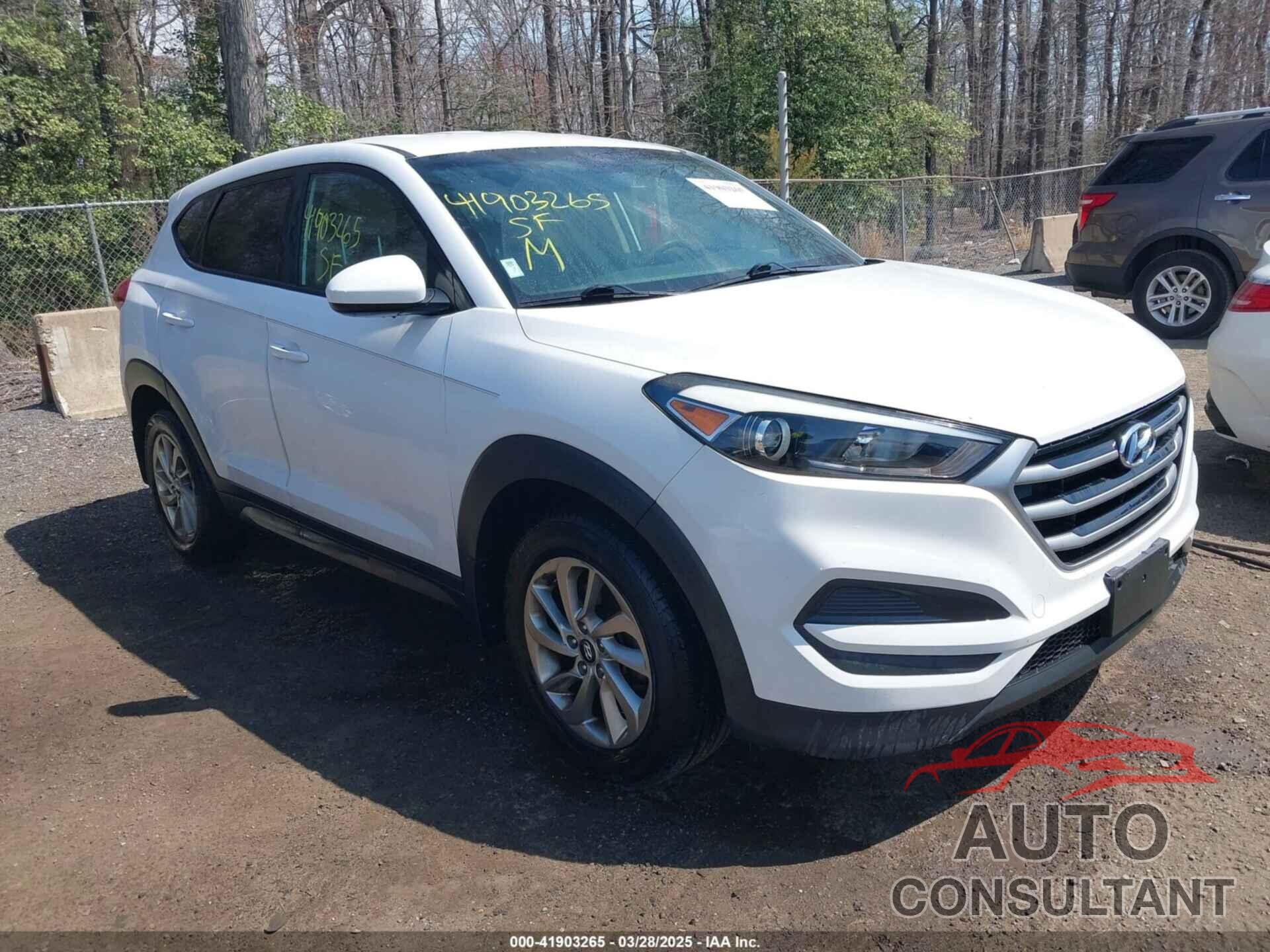 HYUNDAI TUCSON 2017 - KM8J23A44HU571248