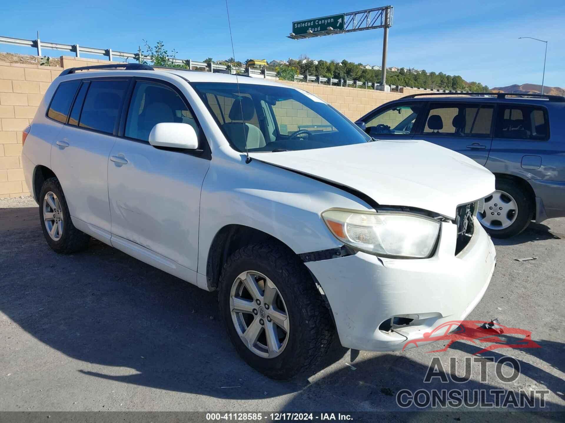 TOYOTA HIGHLANDER 2009 - JTEDS41A992089607