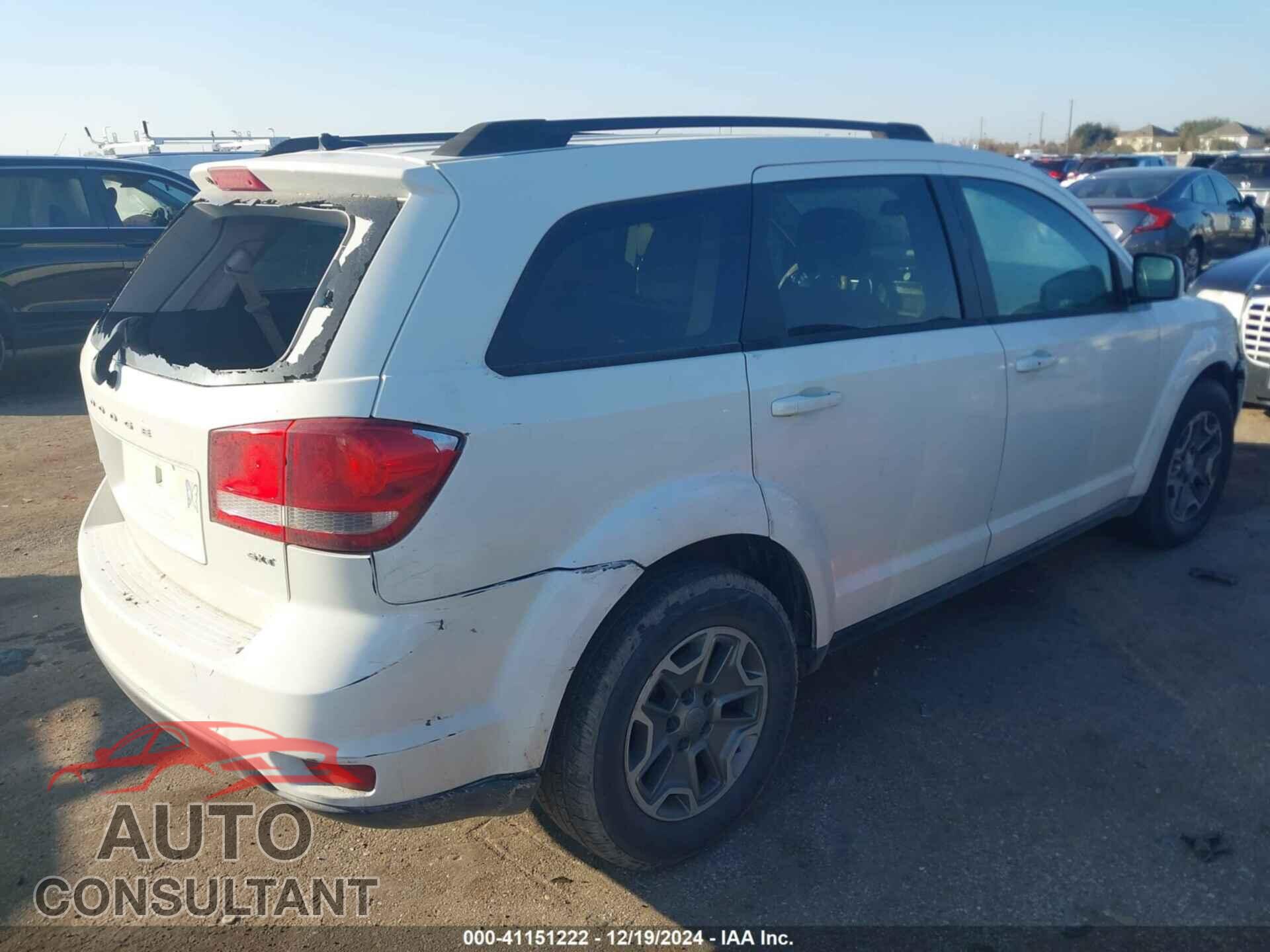 DODGE JOURNEY 2012 - 3C4PDDBG3CT293209