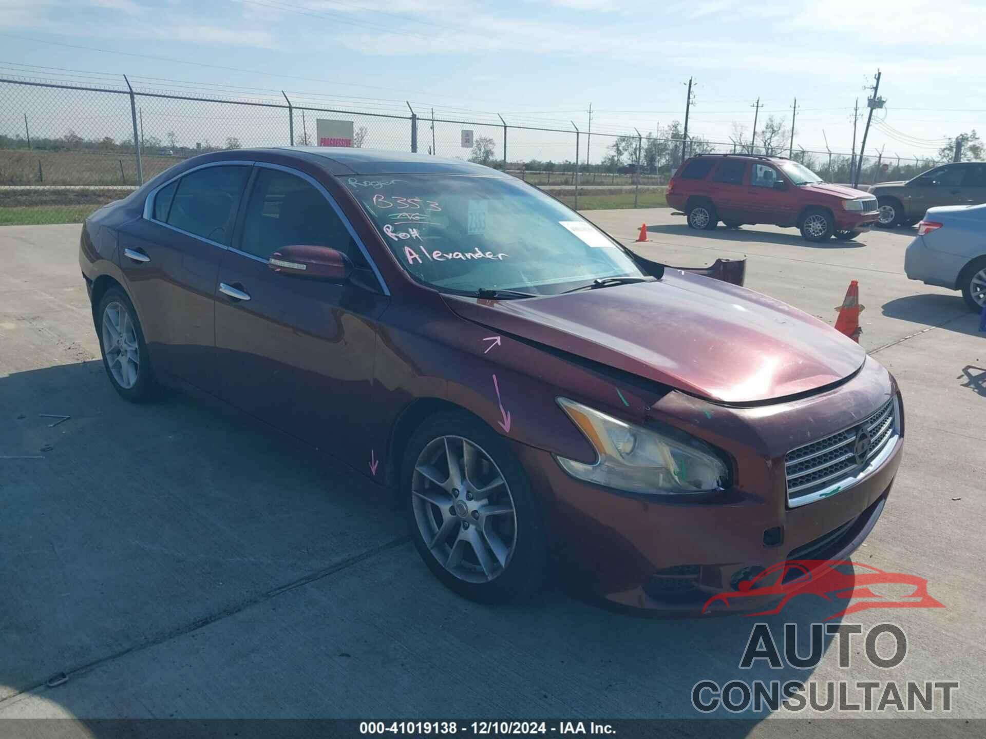 NISSAN MAXIMA 2009 - 1N4AA51E59C822920