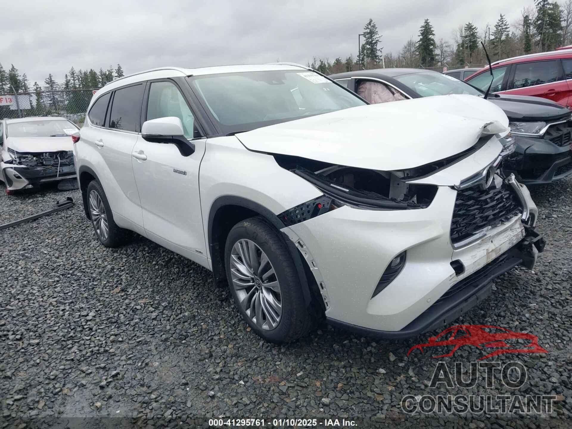 TOYOTA HIGHLANDER 2021 - 5TDEBRCH5MS029132