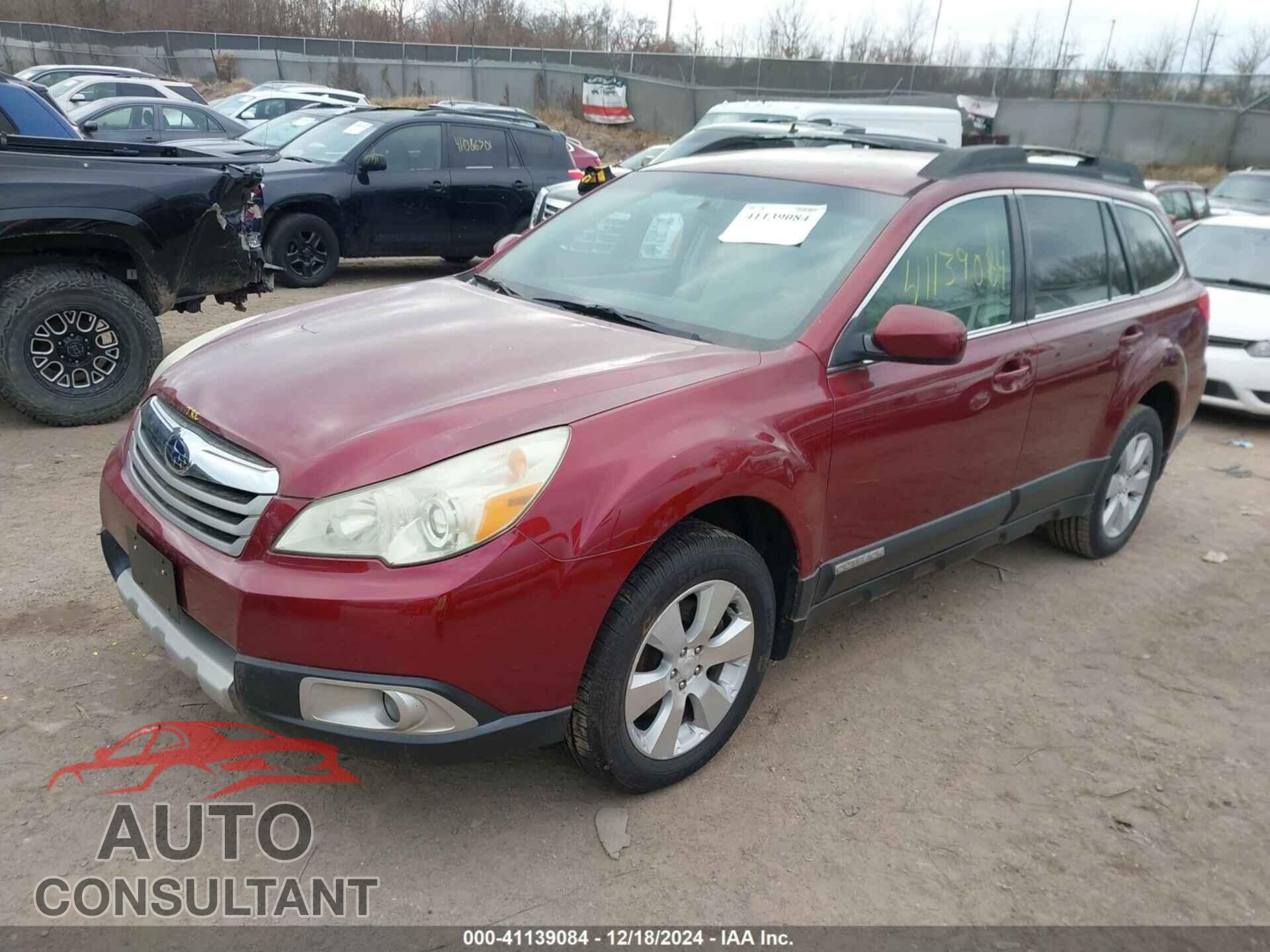 SUBARU OUTBACK 2011 - 4S4BRDJC2B2393291