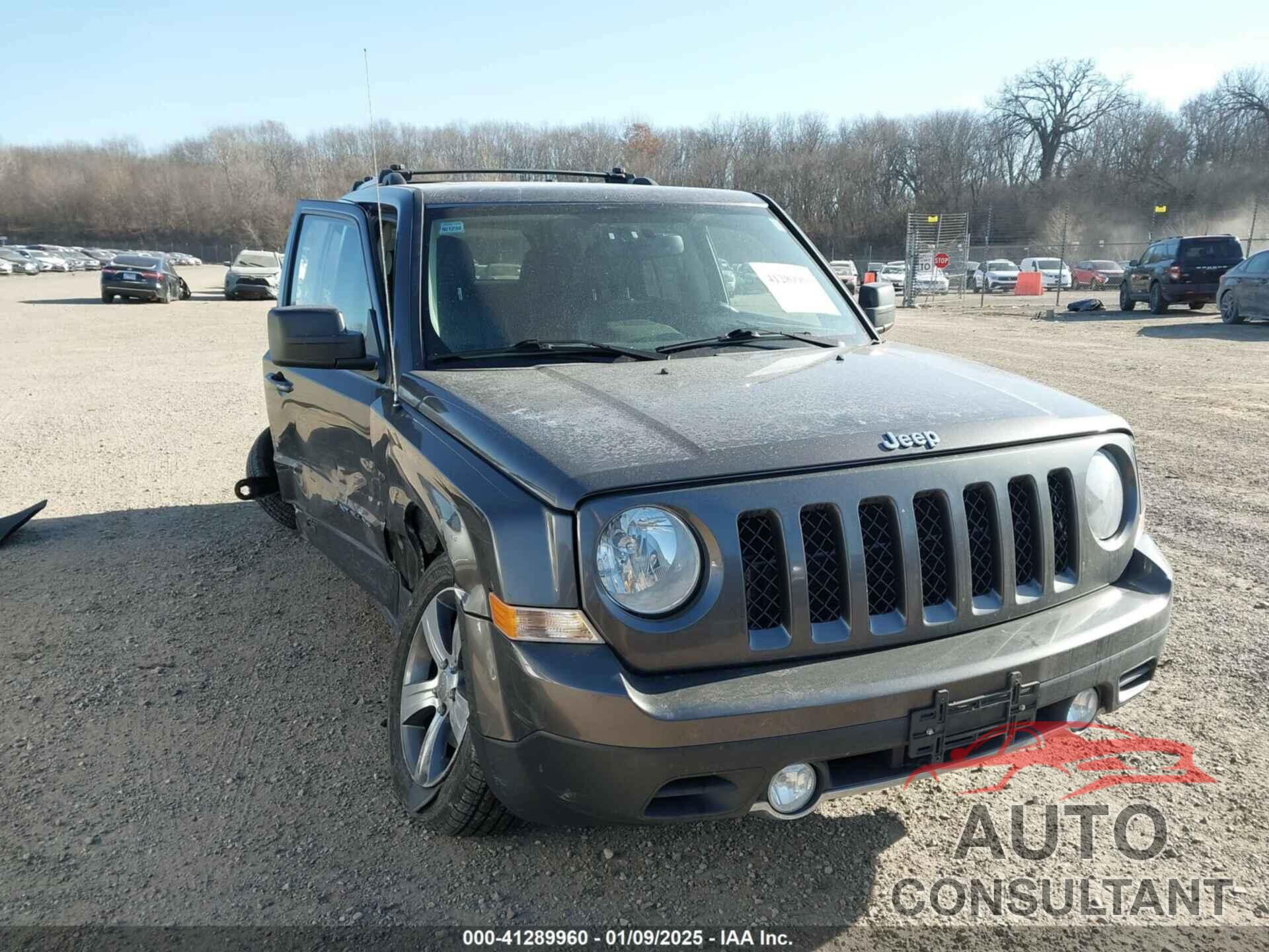 JEEP PATRIOT 2017 - 1C4NJRFB4HD170804