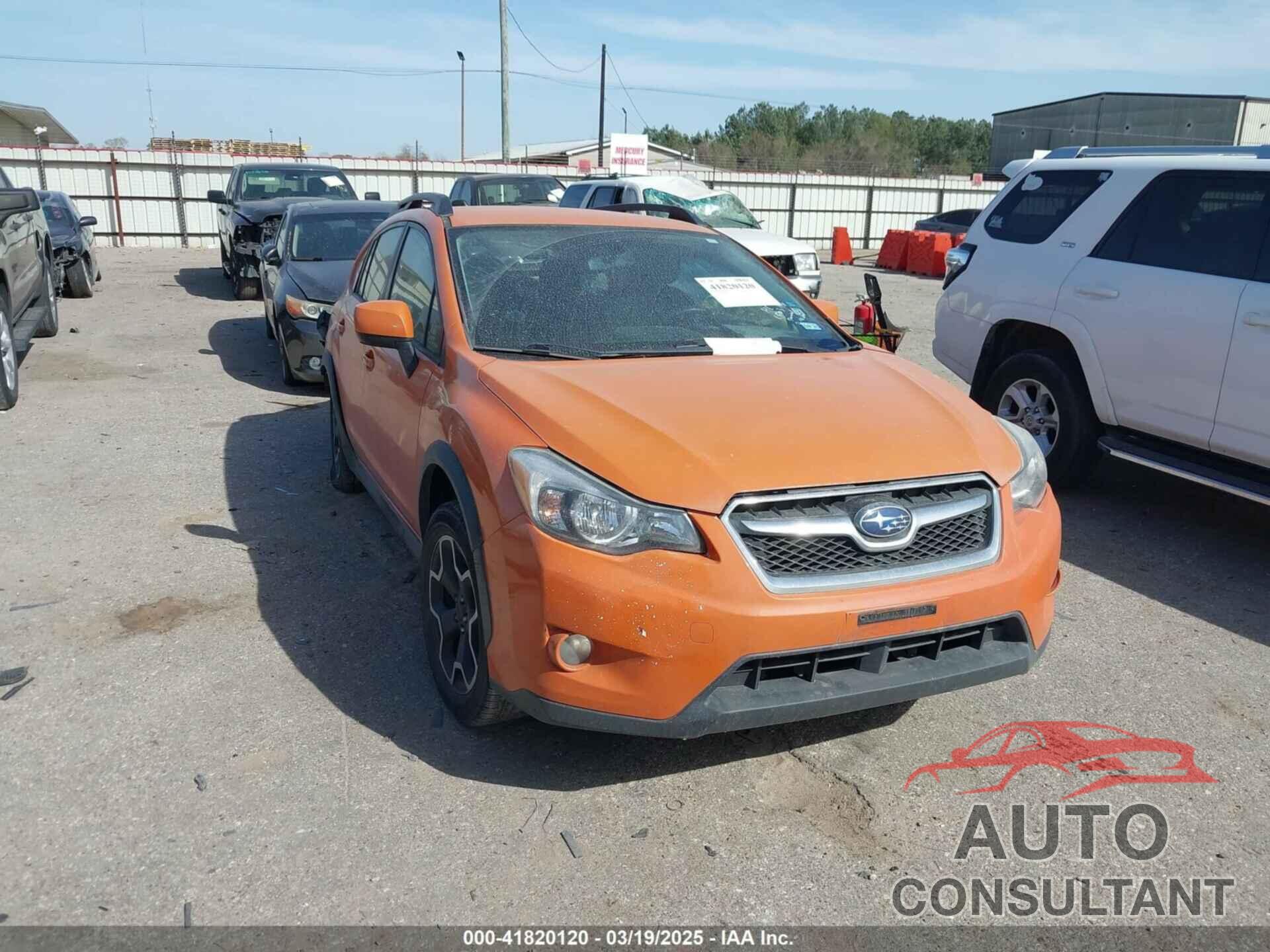 SUBARU XV CROSSTREK 2014 - JF2GPACC0E8254307