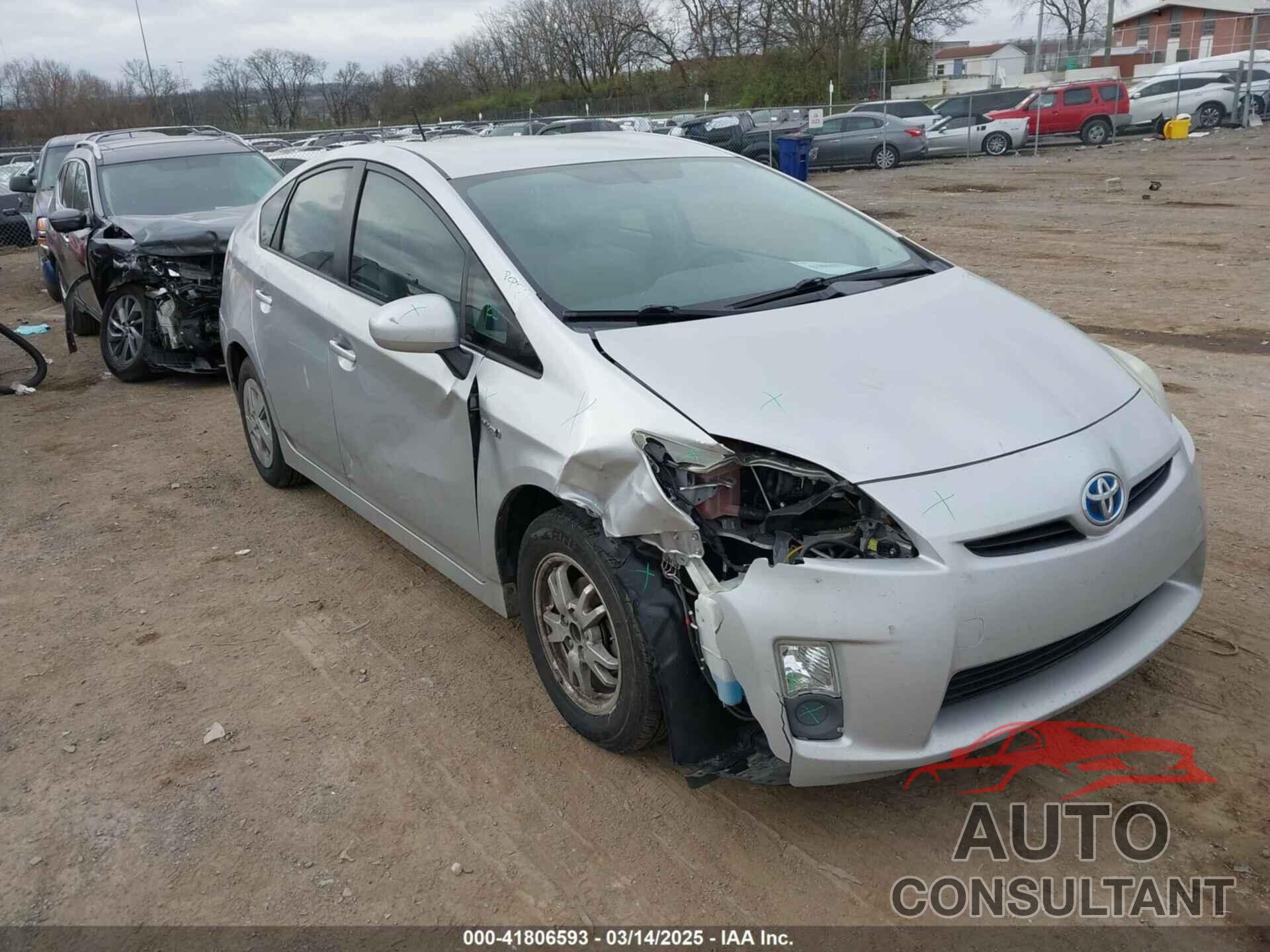 TOYOTA PRIUS 2011 - JTDKN3DU4B0322894
