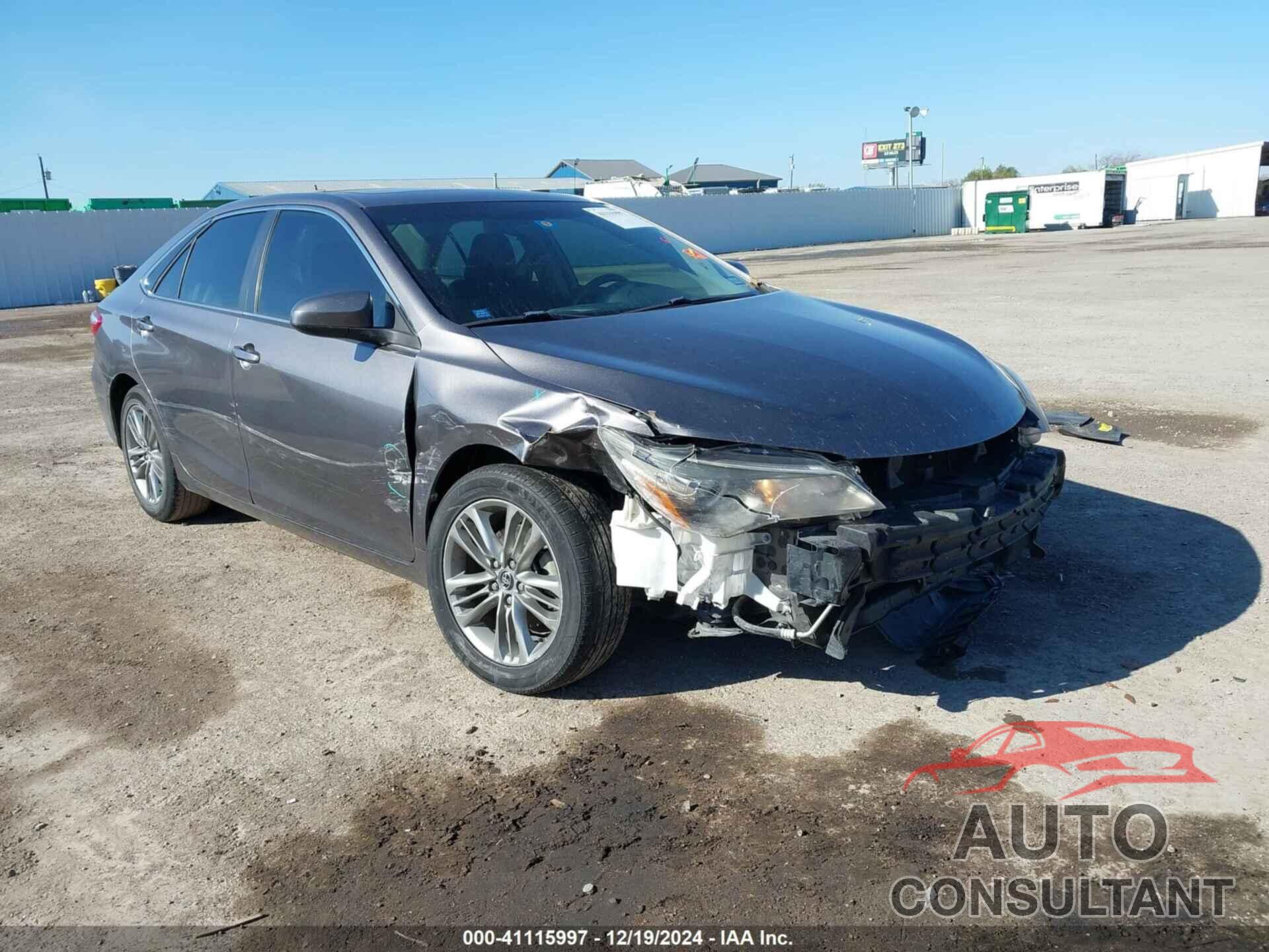 TOYOTA CAMRY 2017 - 4T1BF1FK3HU417635