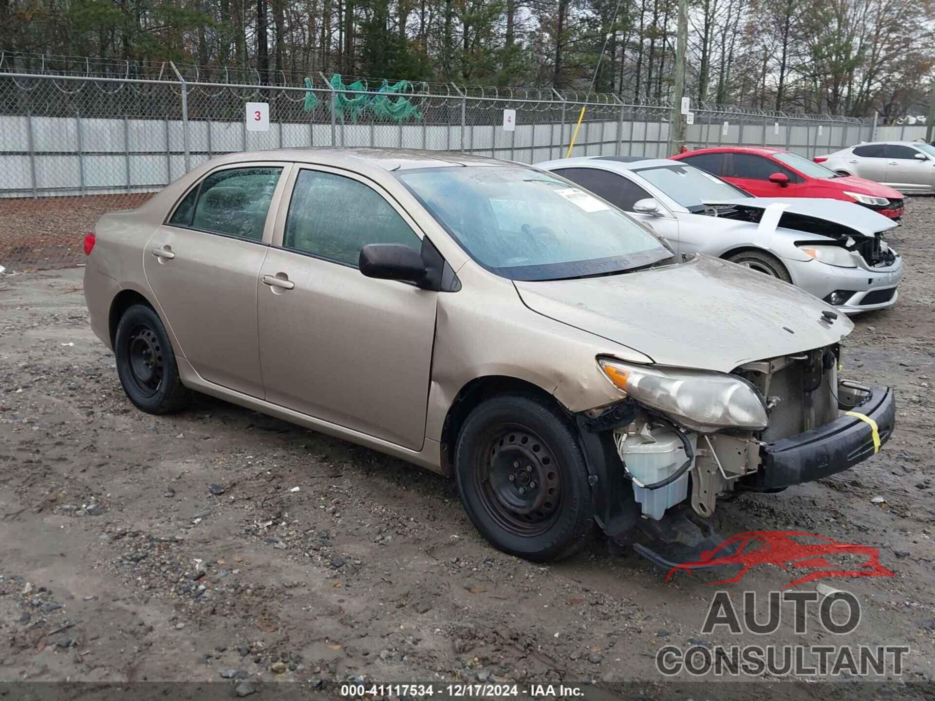 TOYOTA COROLLA 2009 - 1NXBU40E09Z085438