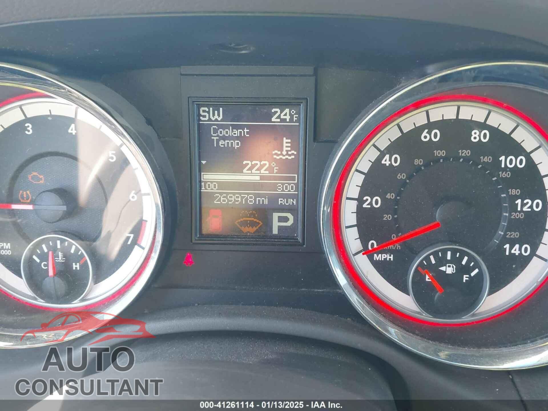 DODGE DURANGO 2013 - 1C4RDJAG8DC617731
