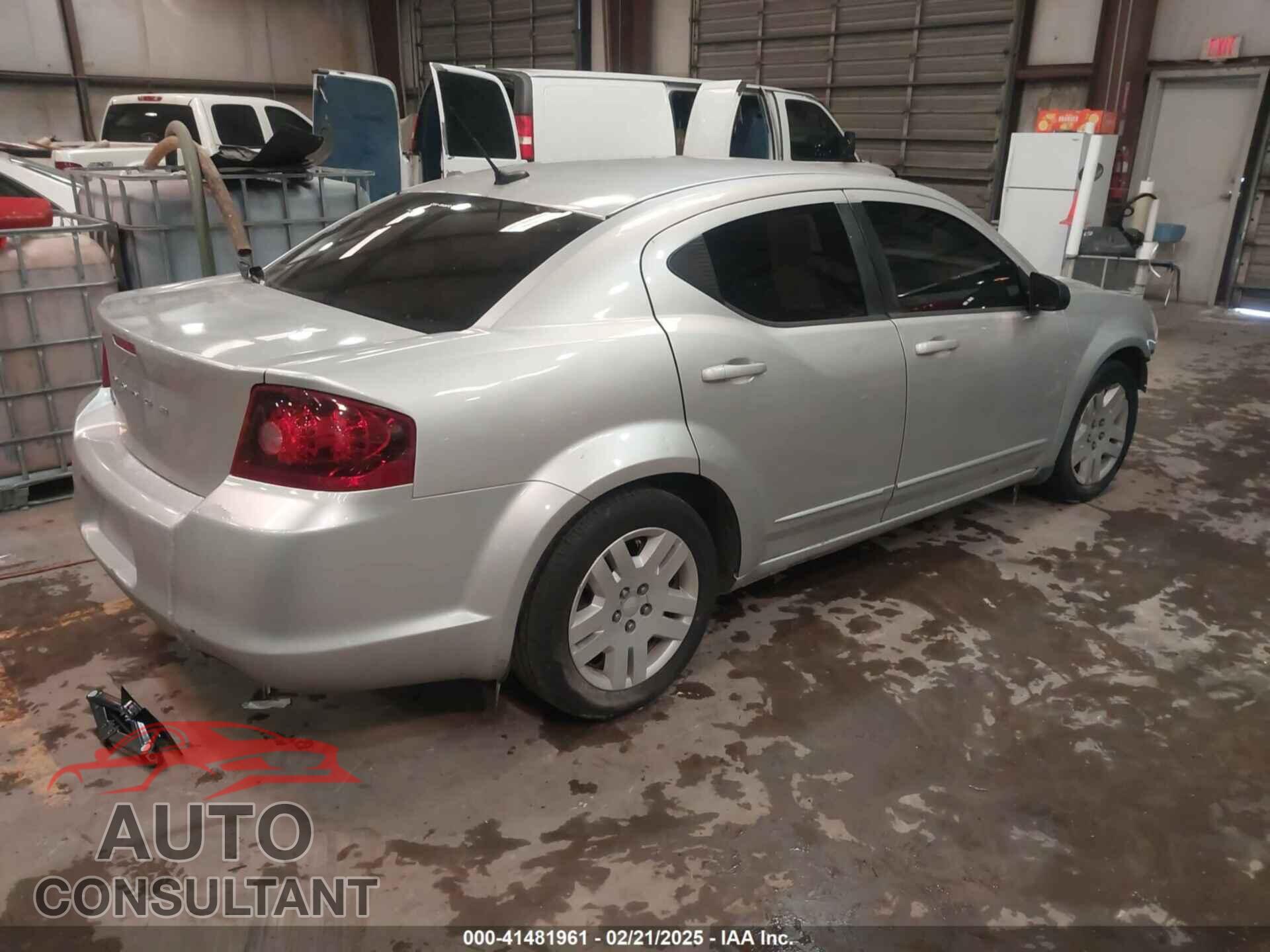 DODGE AVENGER 2012 - 1C3CDZAB5CN134018