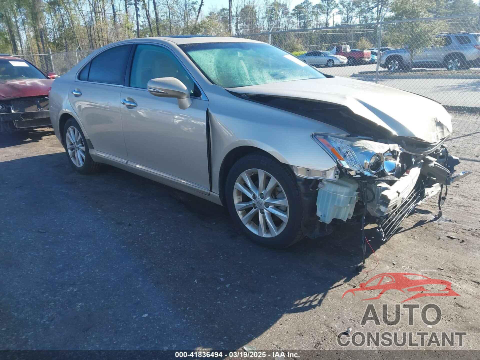 LEXUS ES 350 2011 - JTHBK1EGXB2423365