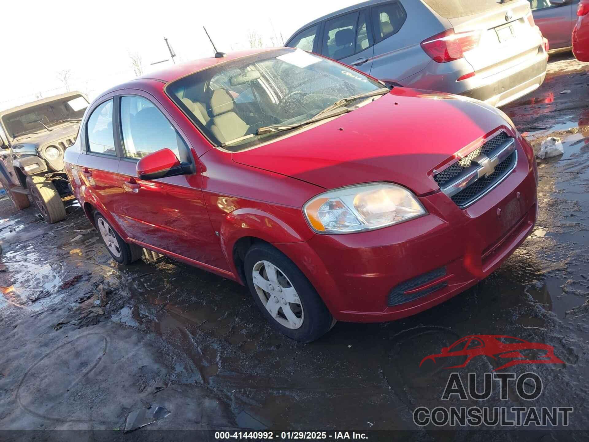 CHEVROLET AVEO 2009 - KL1TD56E19B643998