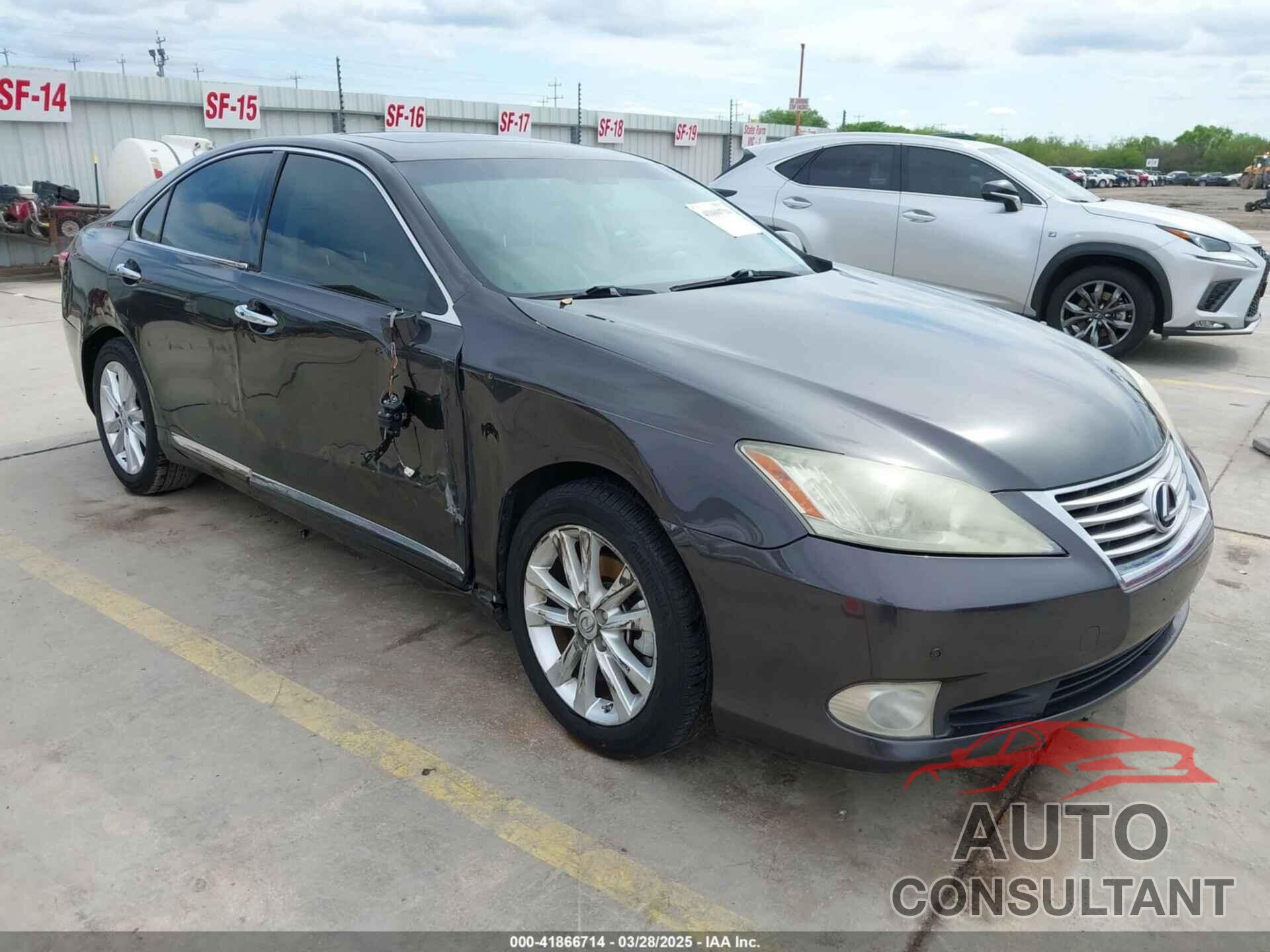 LEXUS ES 350 2012 - JTHBK1EG6C2474363