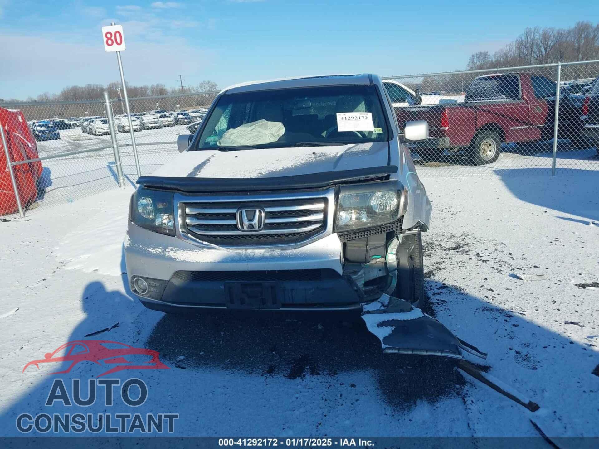 HONDA PILOT 2012 - 5FNYF4H57CB042079