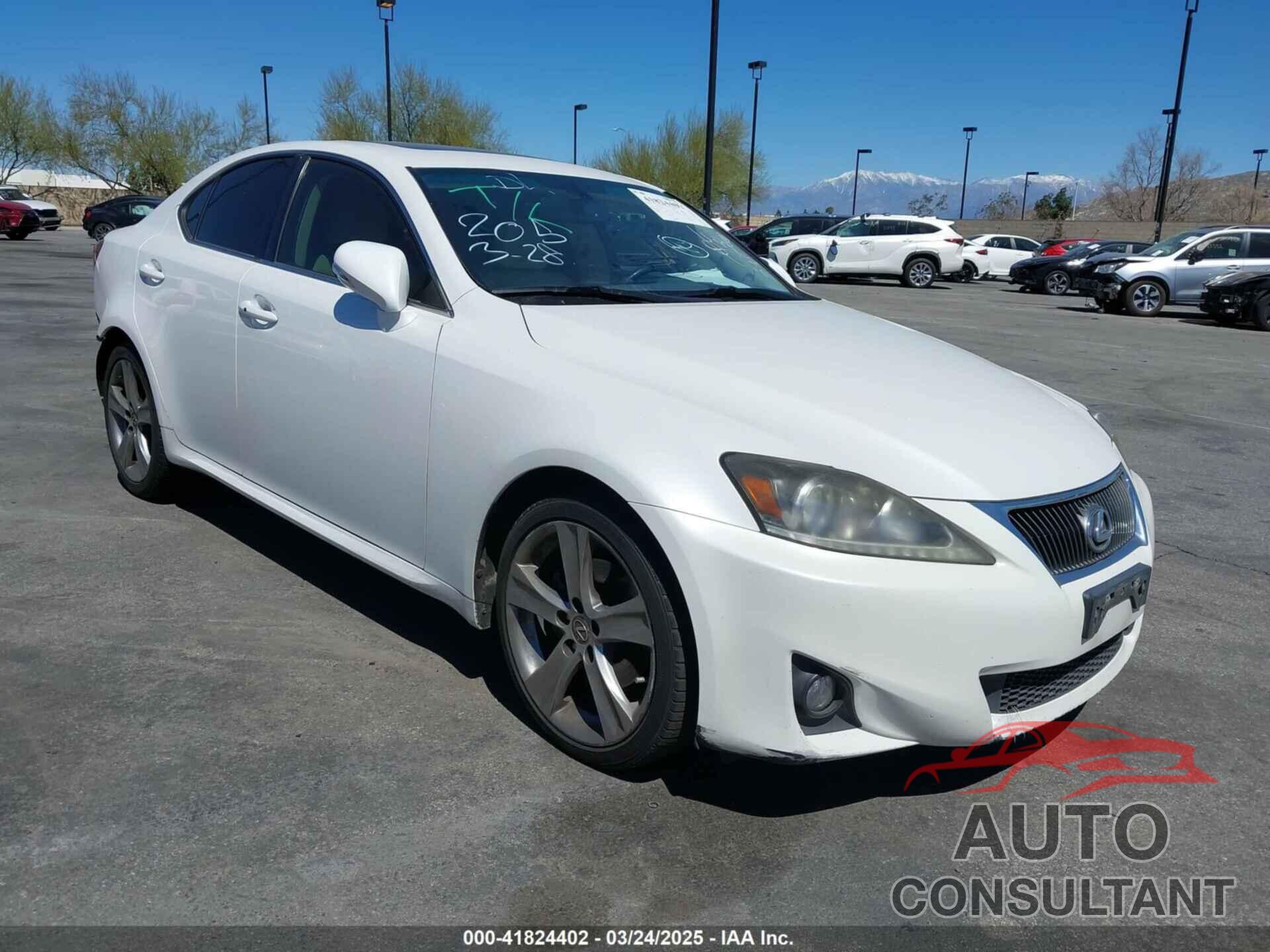 LEXUS IS 250 2013 - JTHBF5C25D5187647