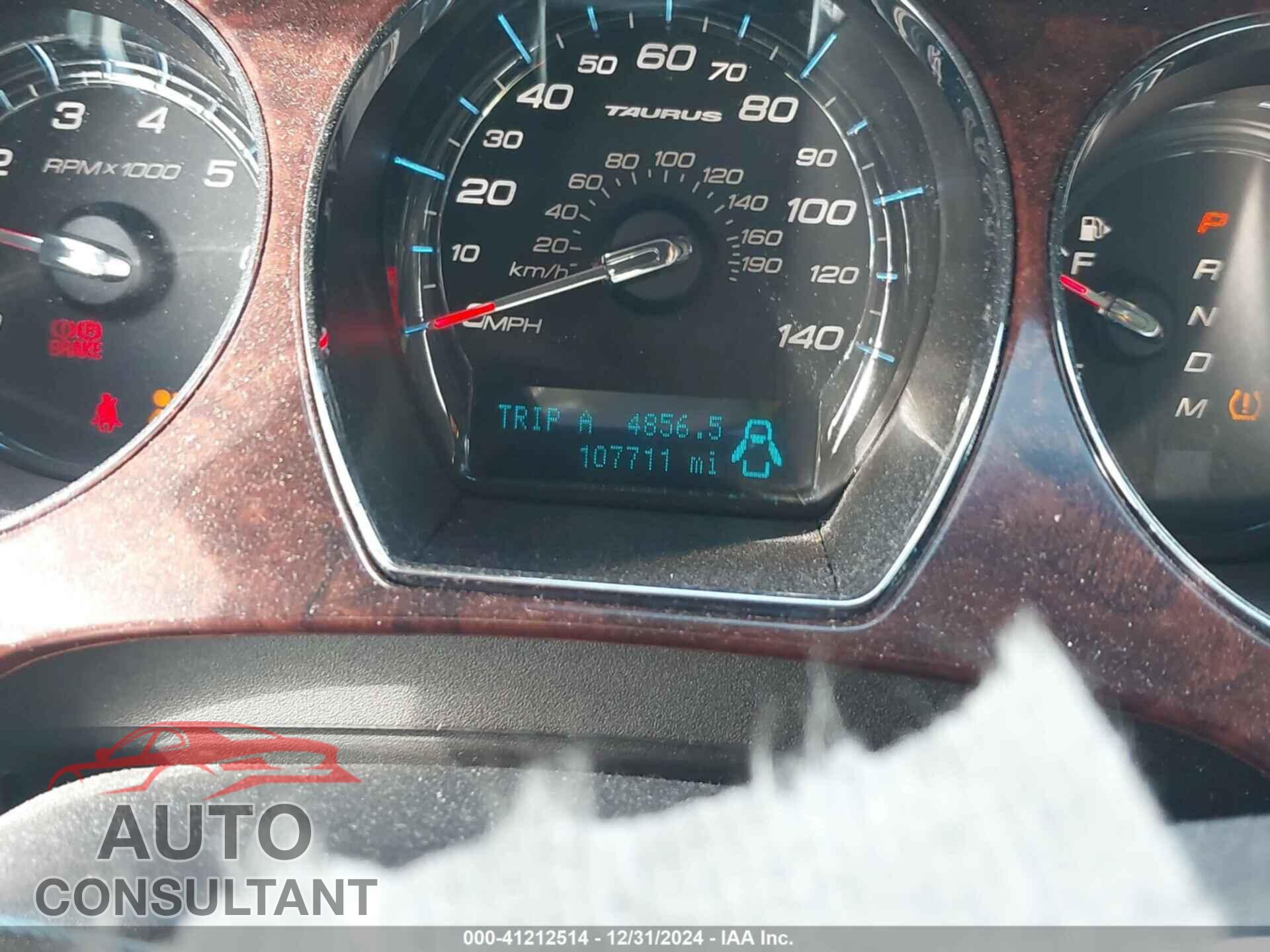 FORD TAURUS 2010 - 1FAHP2EW4AG144480