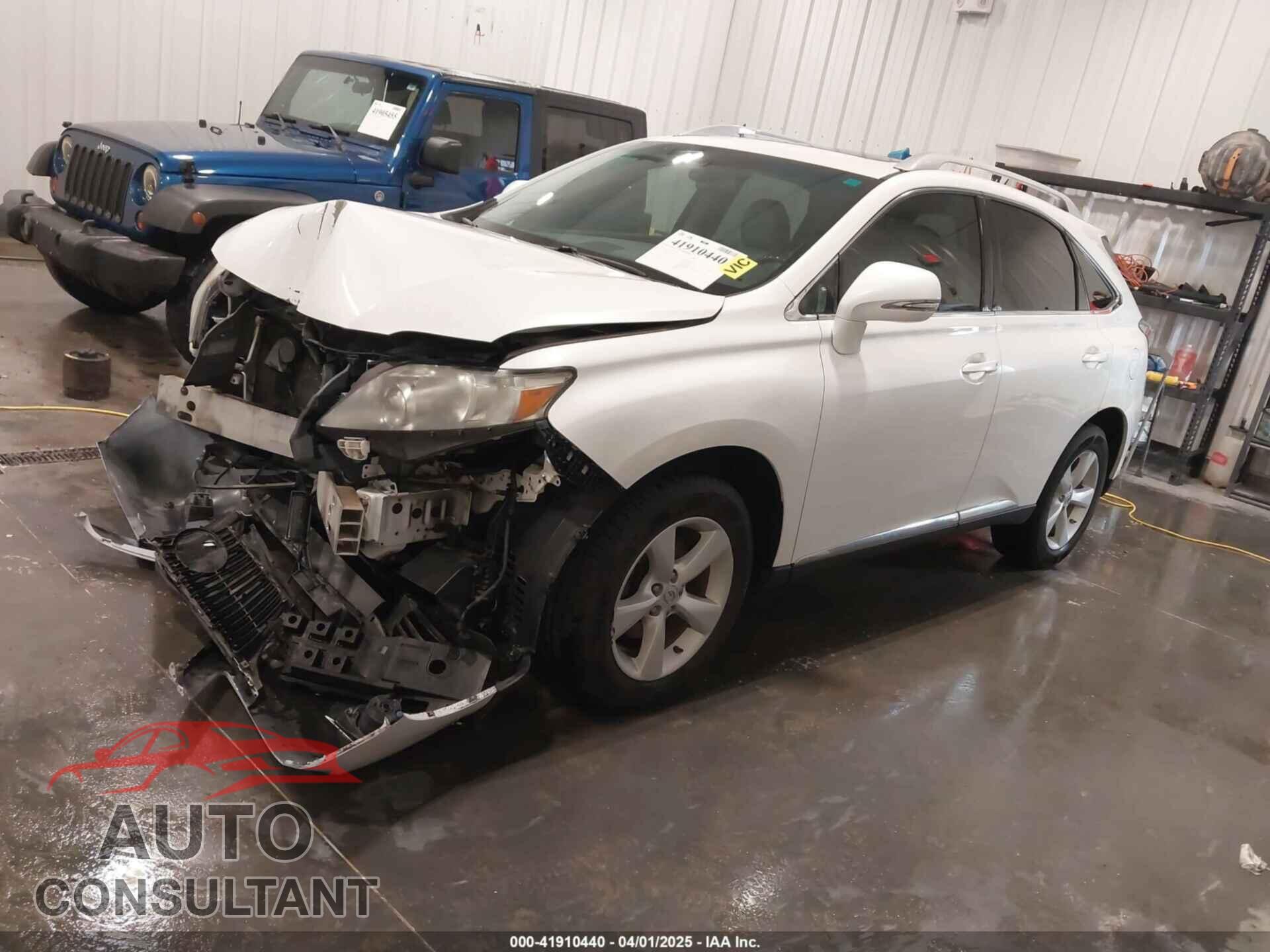 LEXUS RX 350 2011 - 2T2BK1BA6BC118329