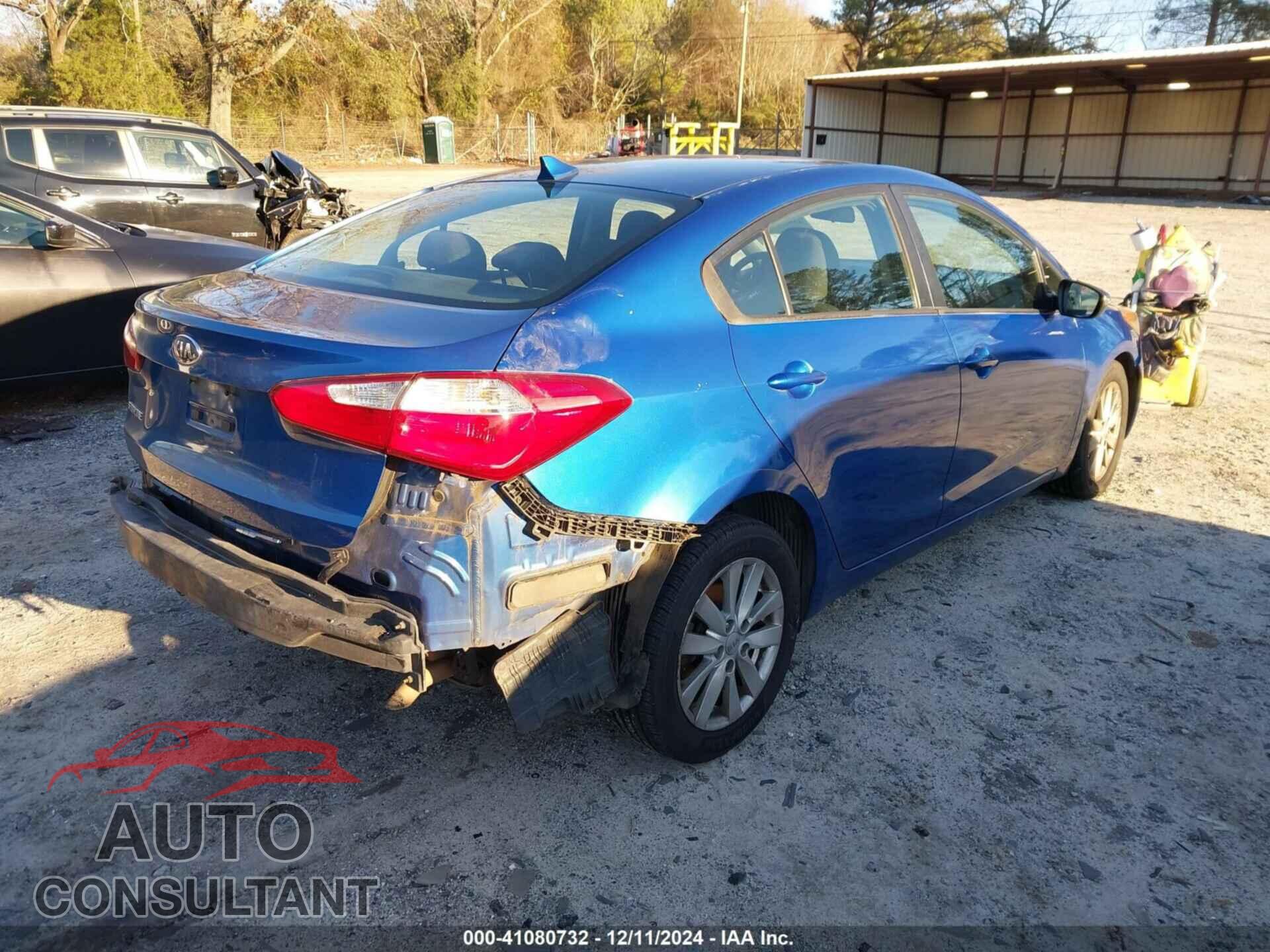 KIA FORTE 2014 - KNAFX4A68E5219862