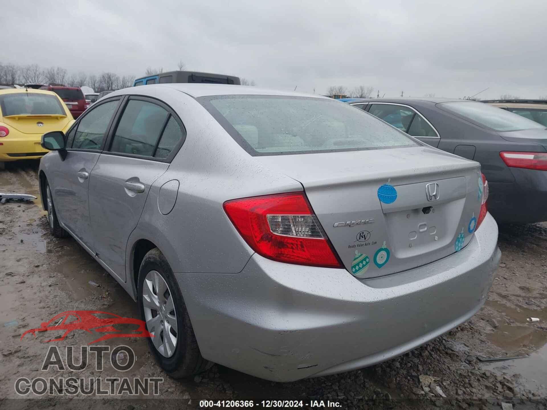 HONDA CIVIC SDN 2012 - 19XFB2F59CE007737