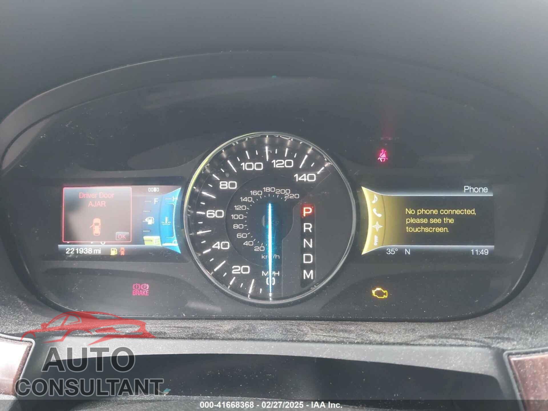 FORD EDGE 2011 - 2FMDK4KC5BBA62839