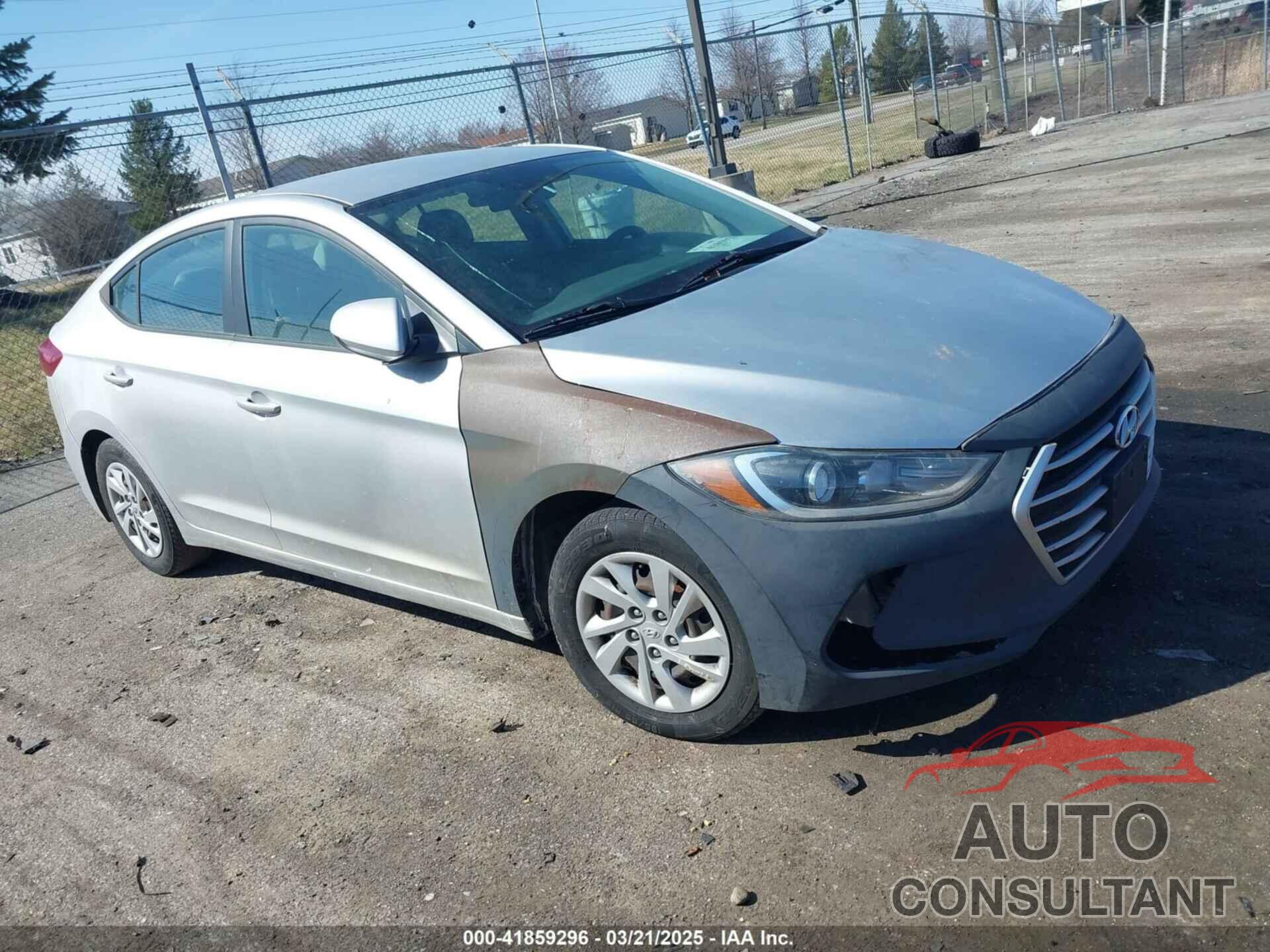 HYUNDAI ELANTRA 2017 - 5NPD74LF0HH209256