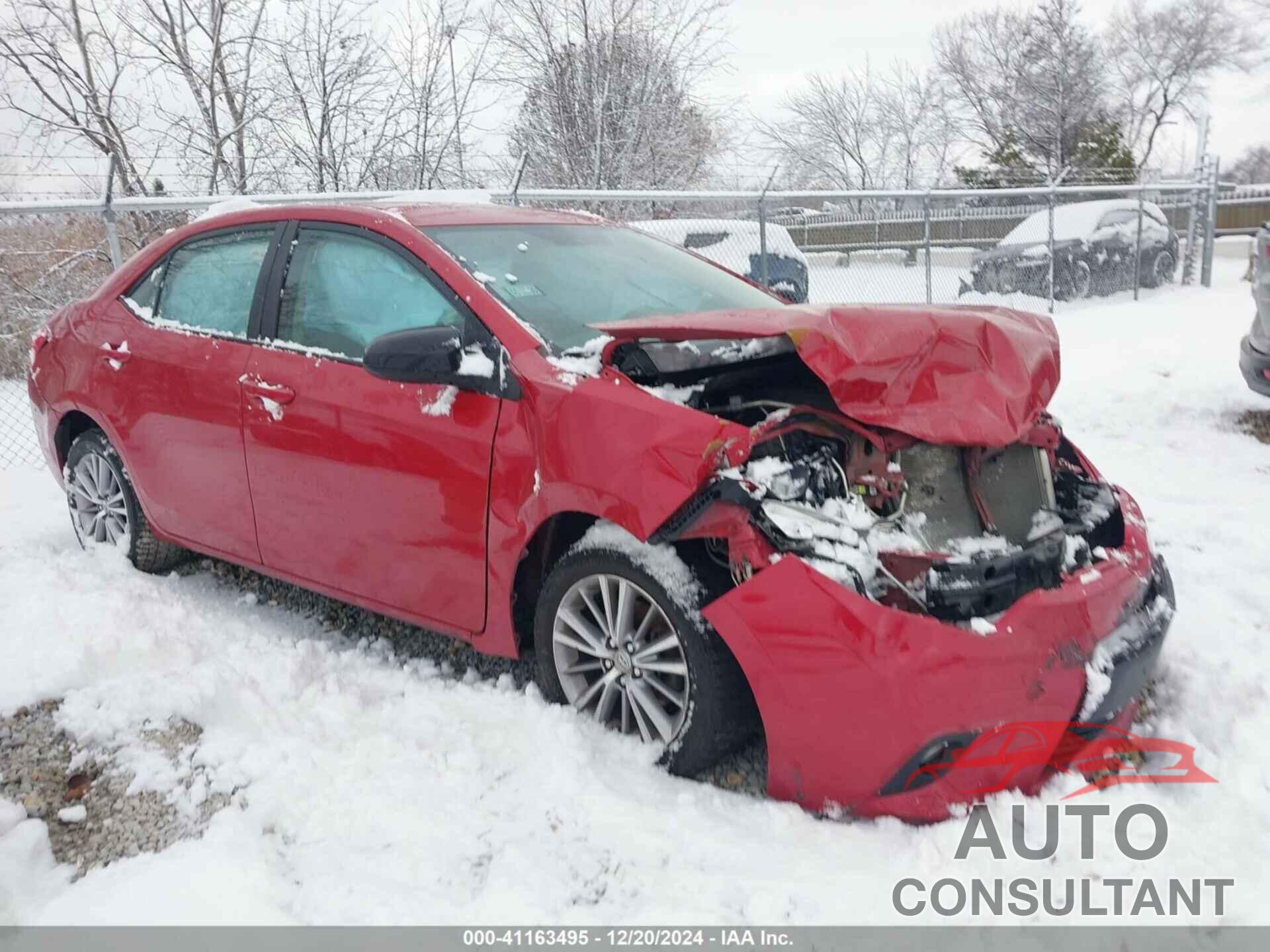 TOYOTA COROLLA 2014 - 5YFBURHE5EP089482