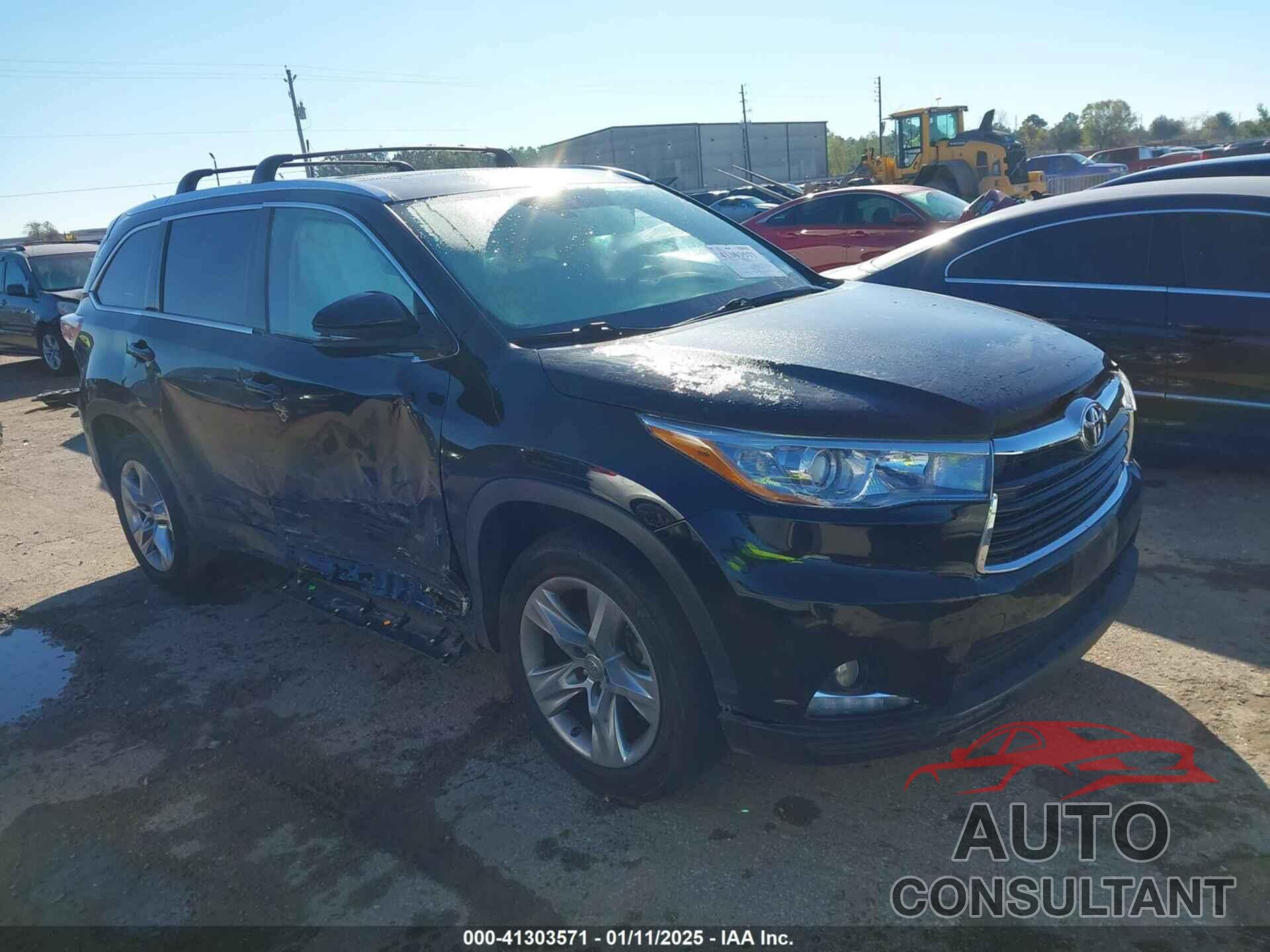 TOYOTA HIGHLANDER 2015 - 5TDYKRFHXFS046908