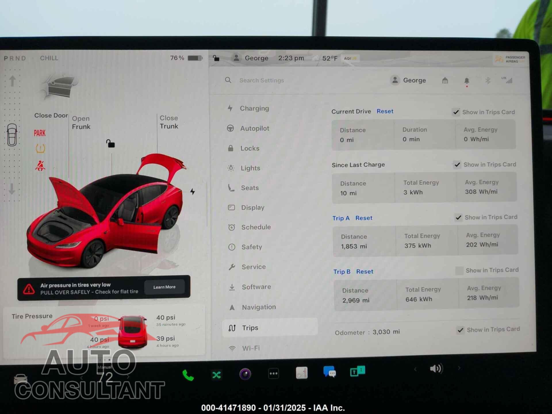TESLA MODEL 3 2024 - 5YJ3E1EA7RF746983