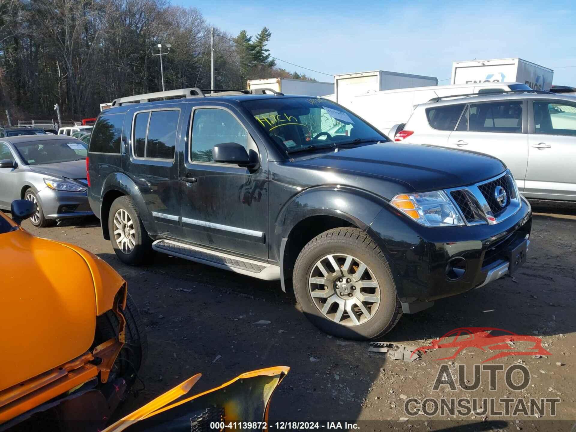 NISSAN PATHFINDER 2010 - 5N1AR1NB0AC610938