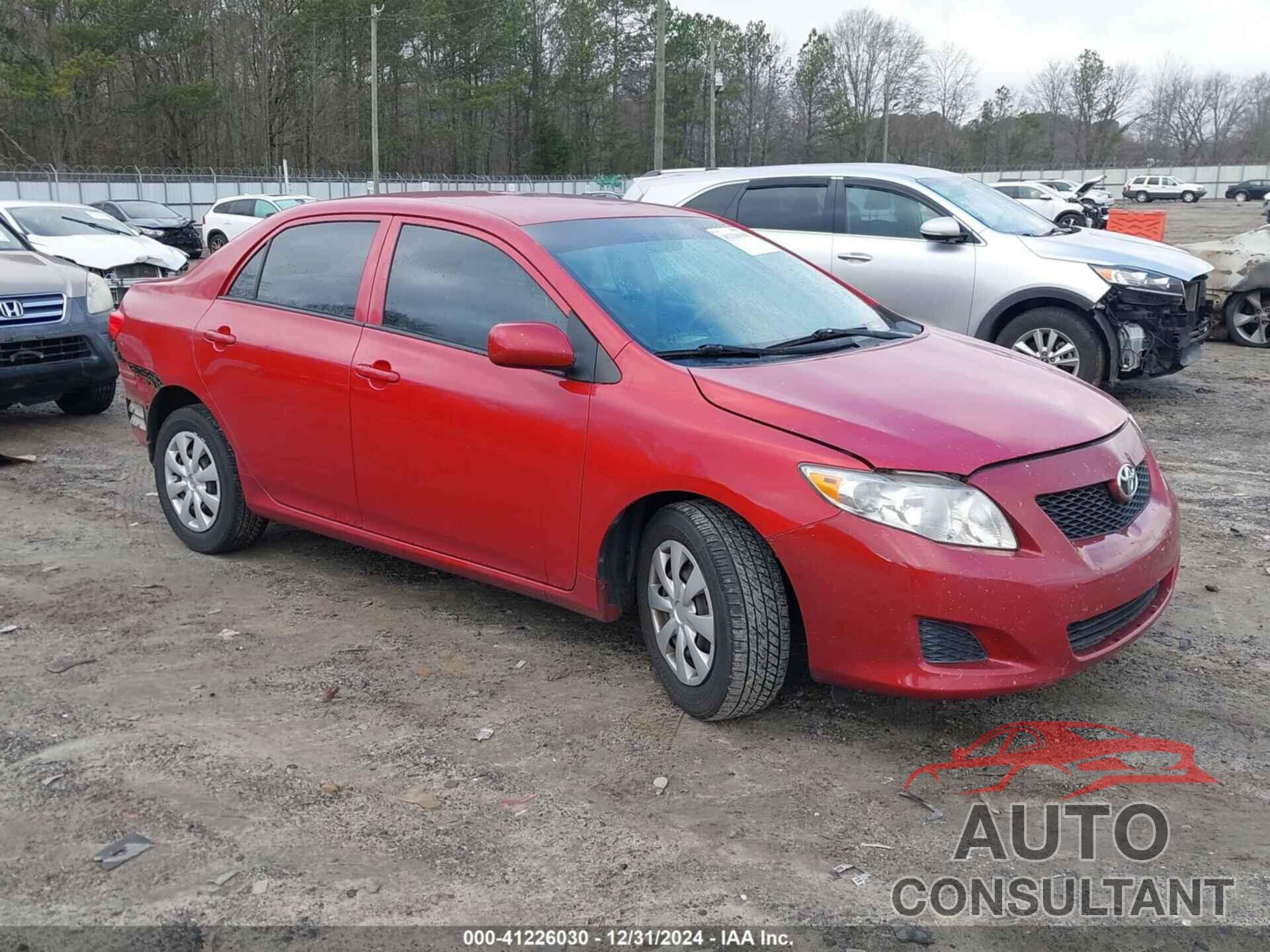 TOYOTA COROLLA 2009 - 2T1BU40E79C143160