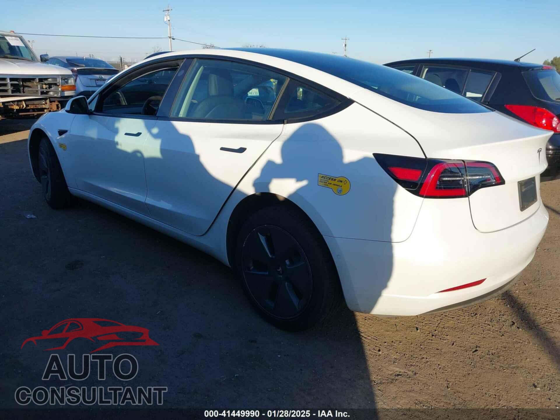 TESLA MODEL 3 2022 - 5YJ3E1EB4NF106748