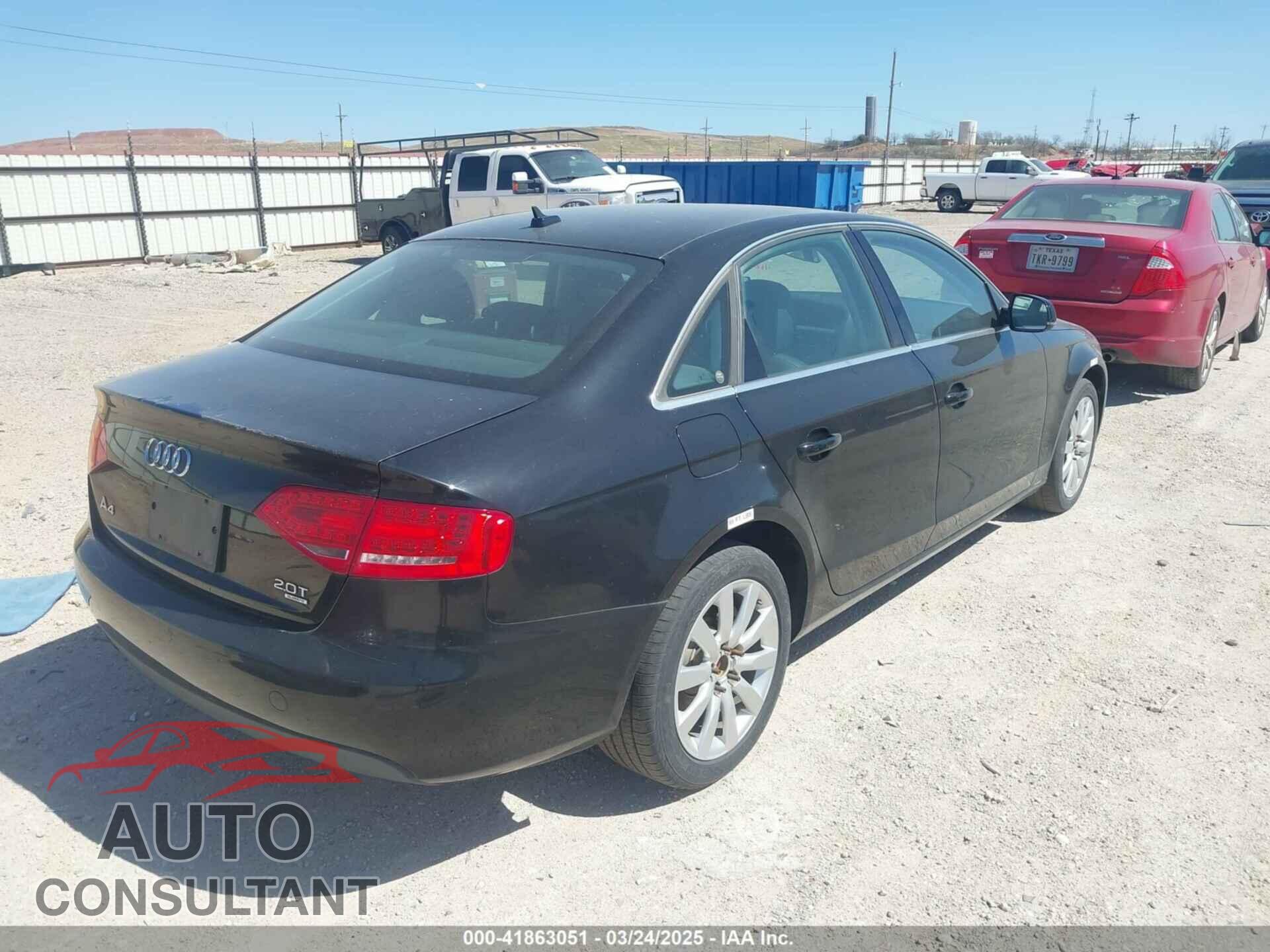 AUDI A4 2012 - WAUDFAFL0CN002410
