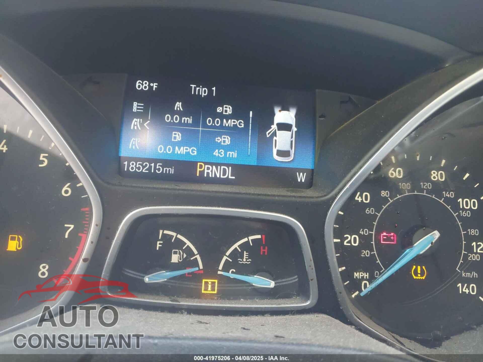 FORD FOCUS 2015 - 1FADP3F2XFL376533