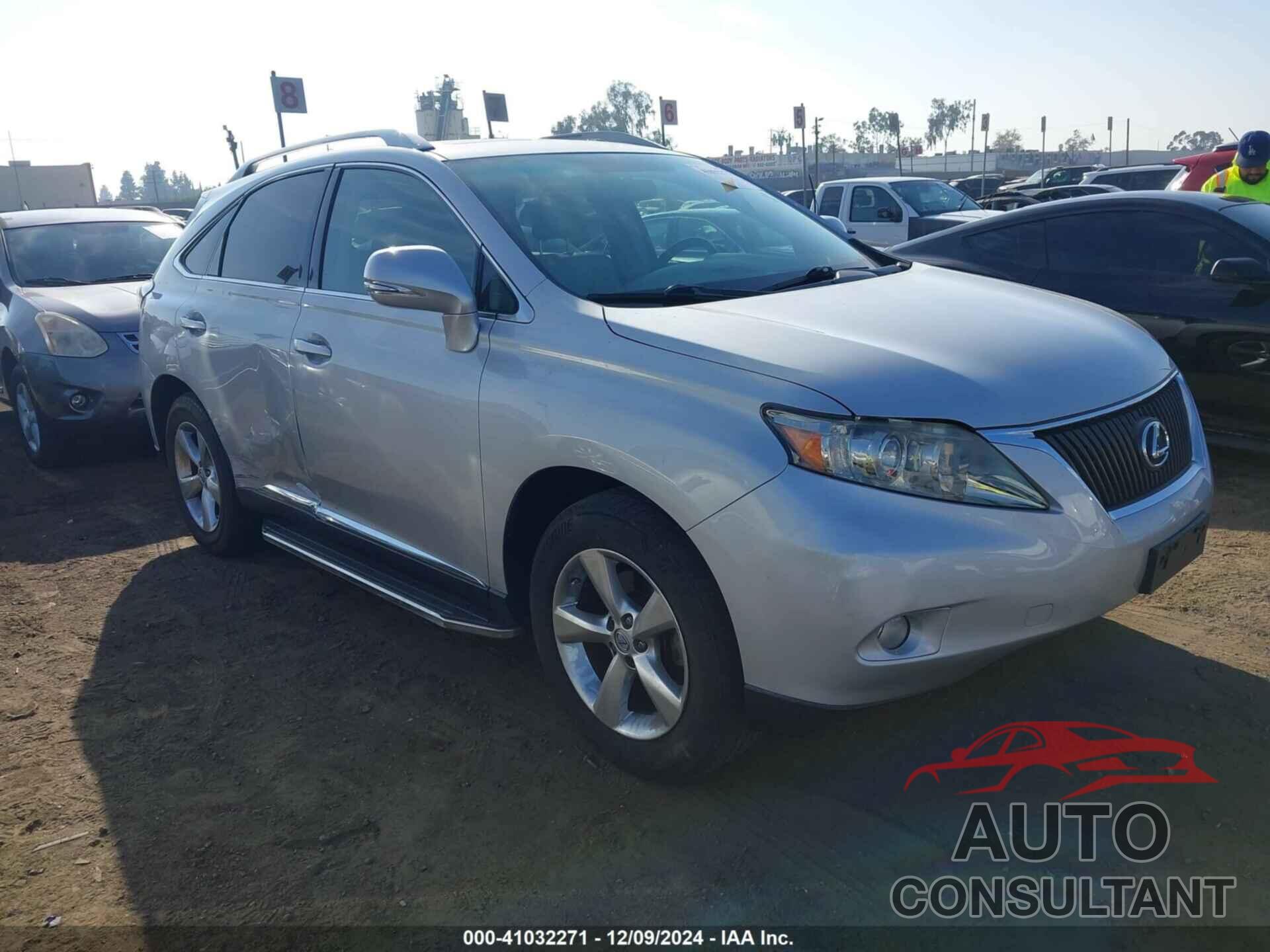 LEXUS RX 350 2010 - JTJBK1BA9A2400088