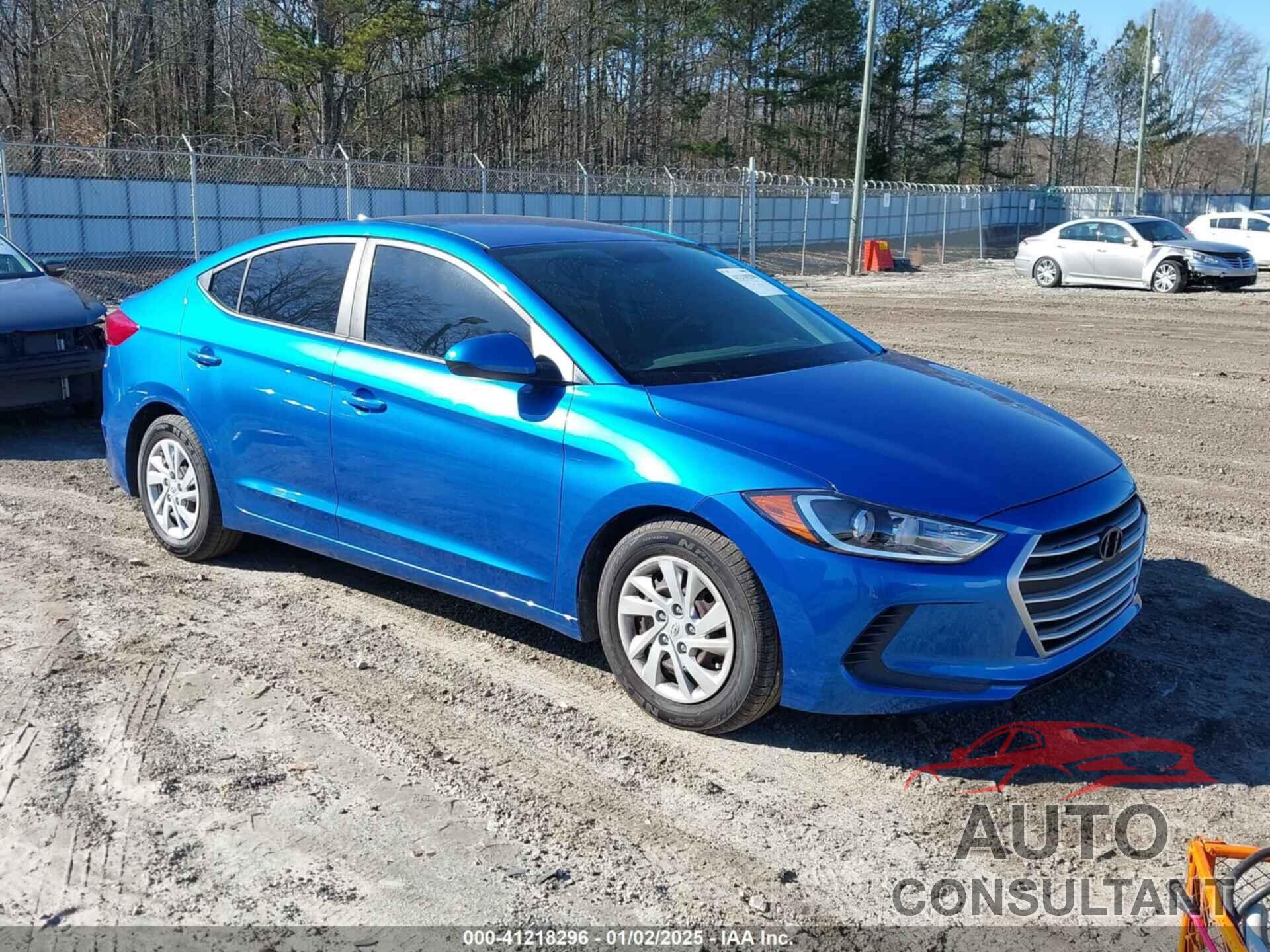 HYUNDAI ELANTRA 2017 - 5NPD74LF9HH137621