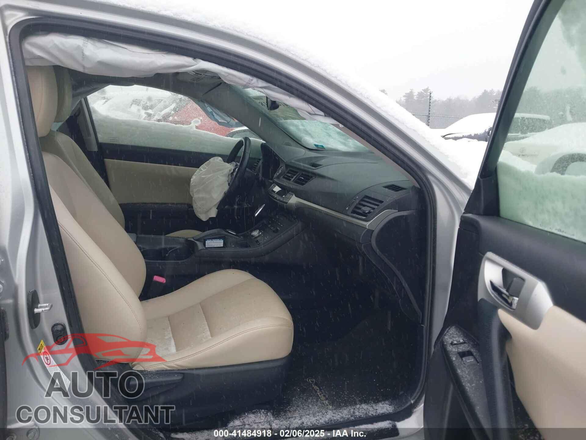 LEXUS CT 200H 2012 - JTHKD5BH5C2074597