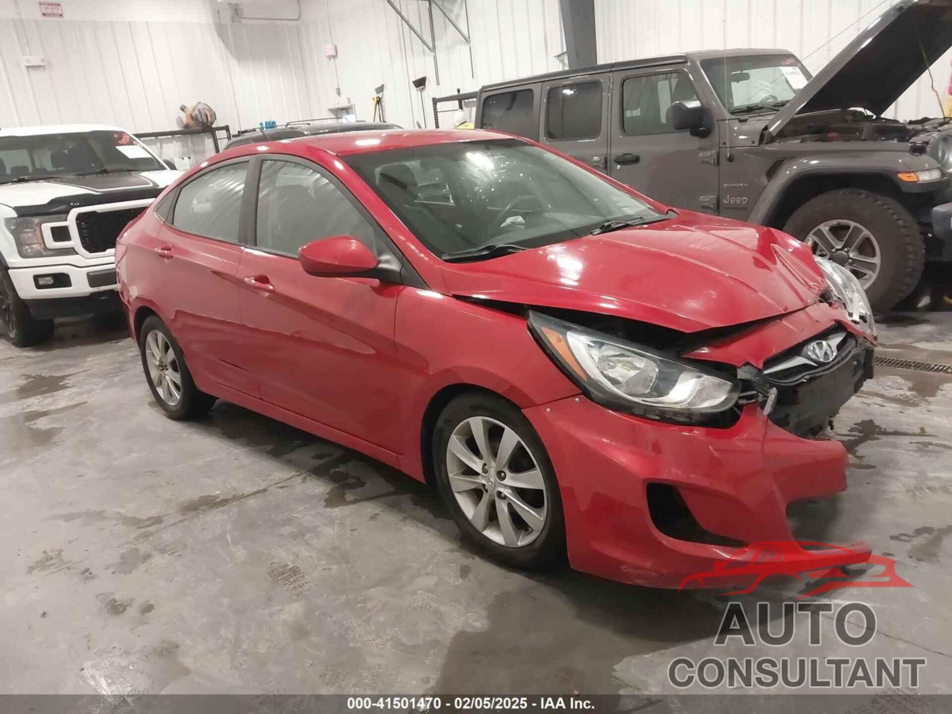 HYUNDAI ACCENT 2012 - KMHCU4AE5CU051490