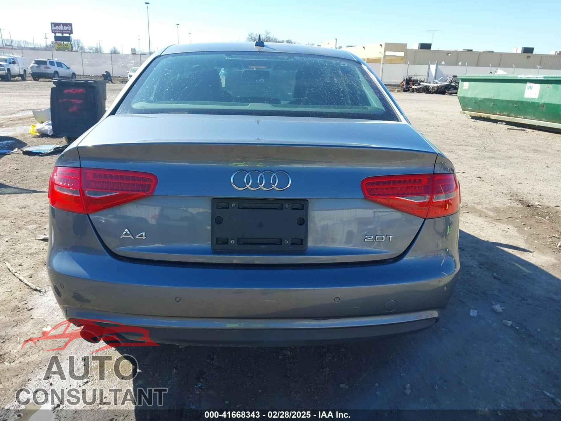 AUDI A4 2013 - WAUEFAFL6DN016897