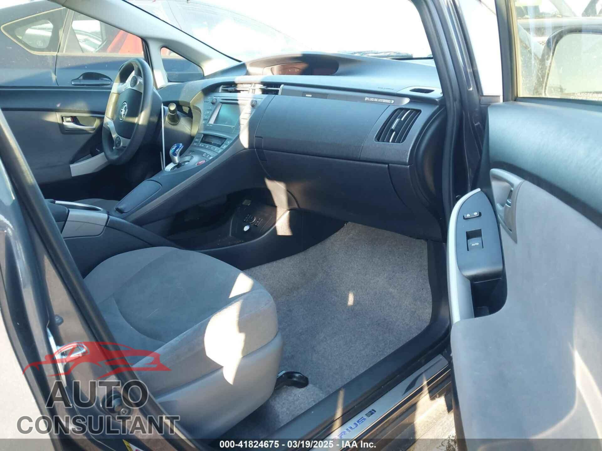 TOYOTA PRIUS PLUG-IN 2012 - JTDKN3DP4C3024744