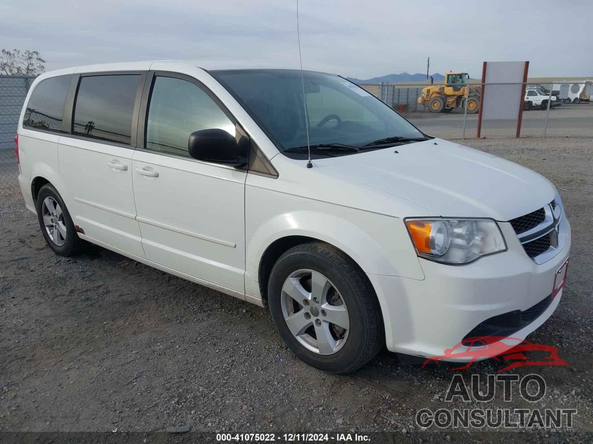 DODGE GRAND CARAVAN 2013 - 2C4RDGBG3DR598532