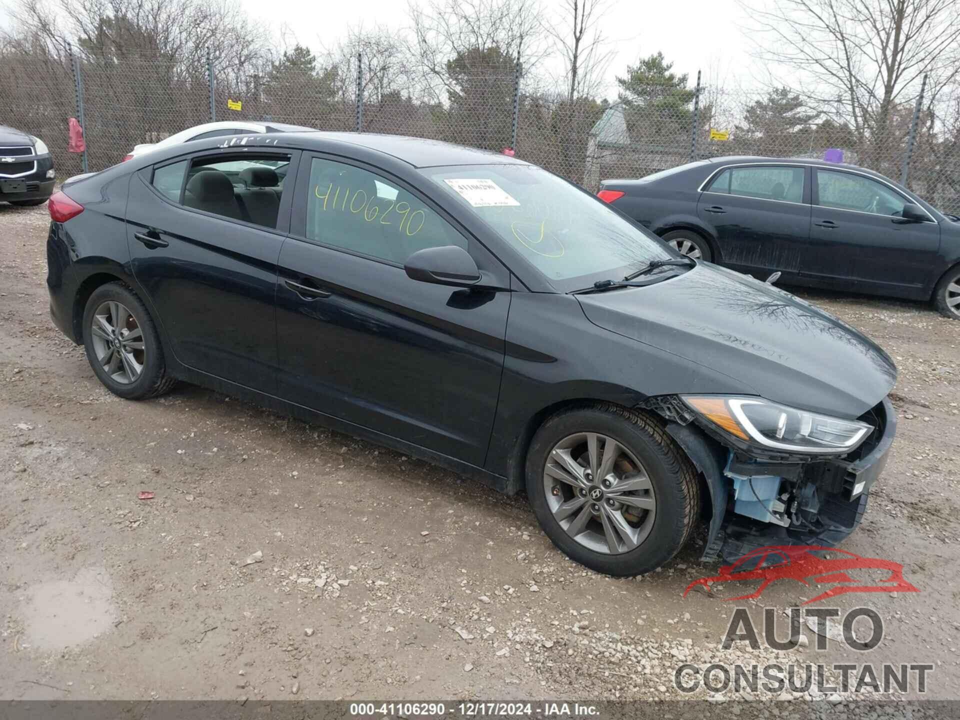 HYUNDAI ELANTRA 2018 - 5NPD84LF2JH301262