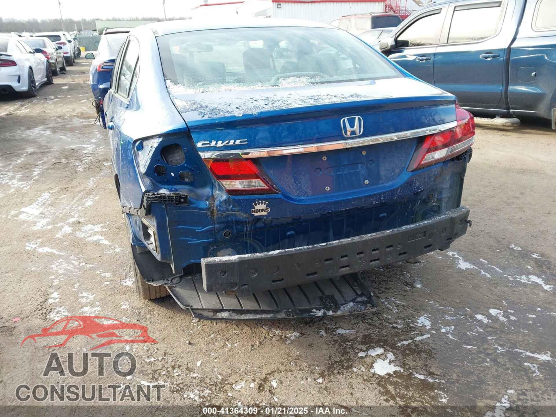 HONDA CIVIC 2013 - 19XFB2F54DE062193