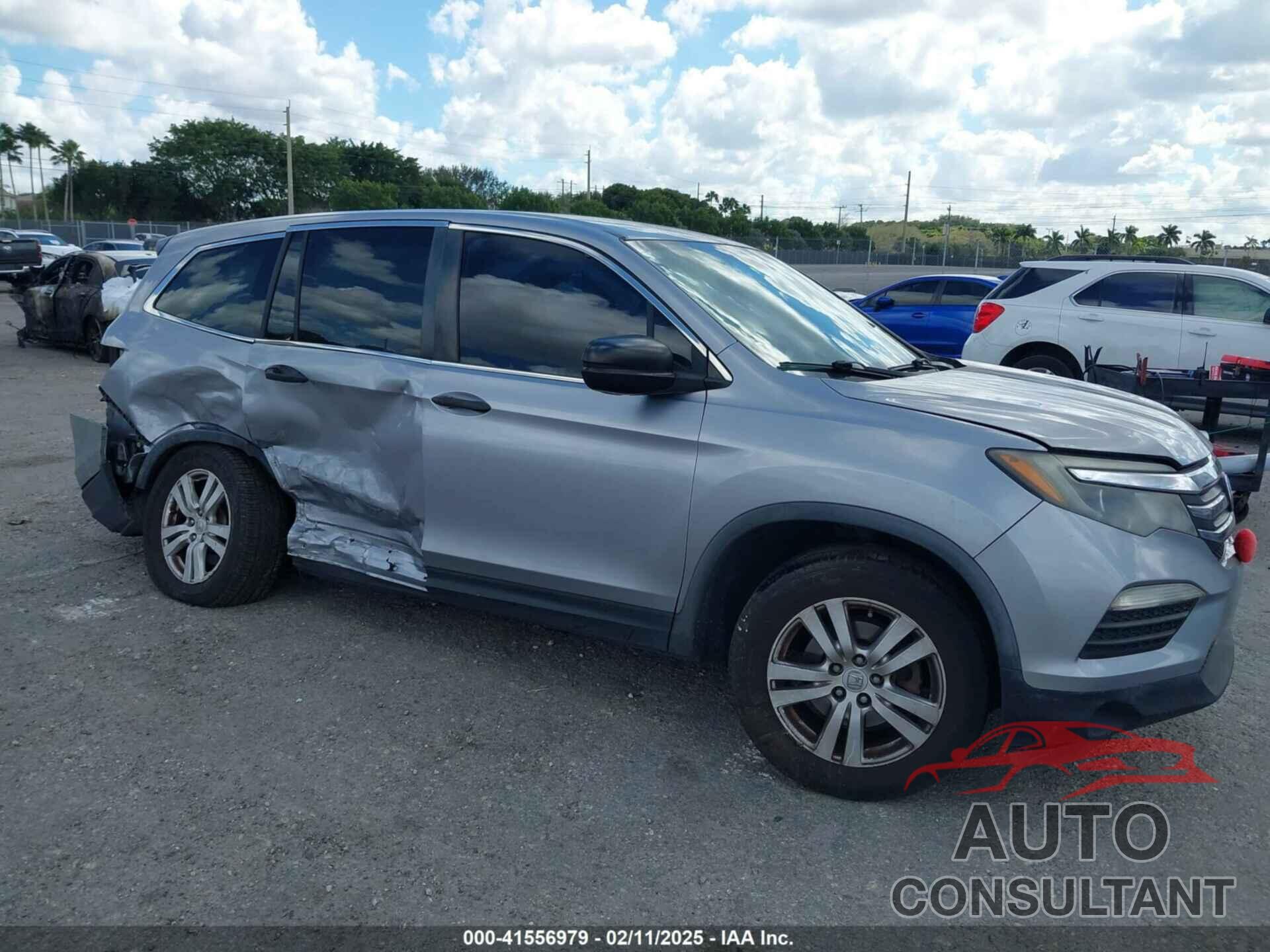 HONDA PILOT 2016 - 5FNYF6H1XGB099987