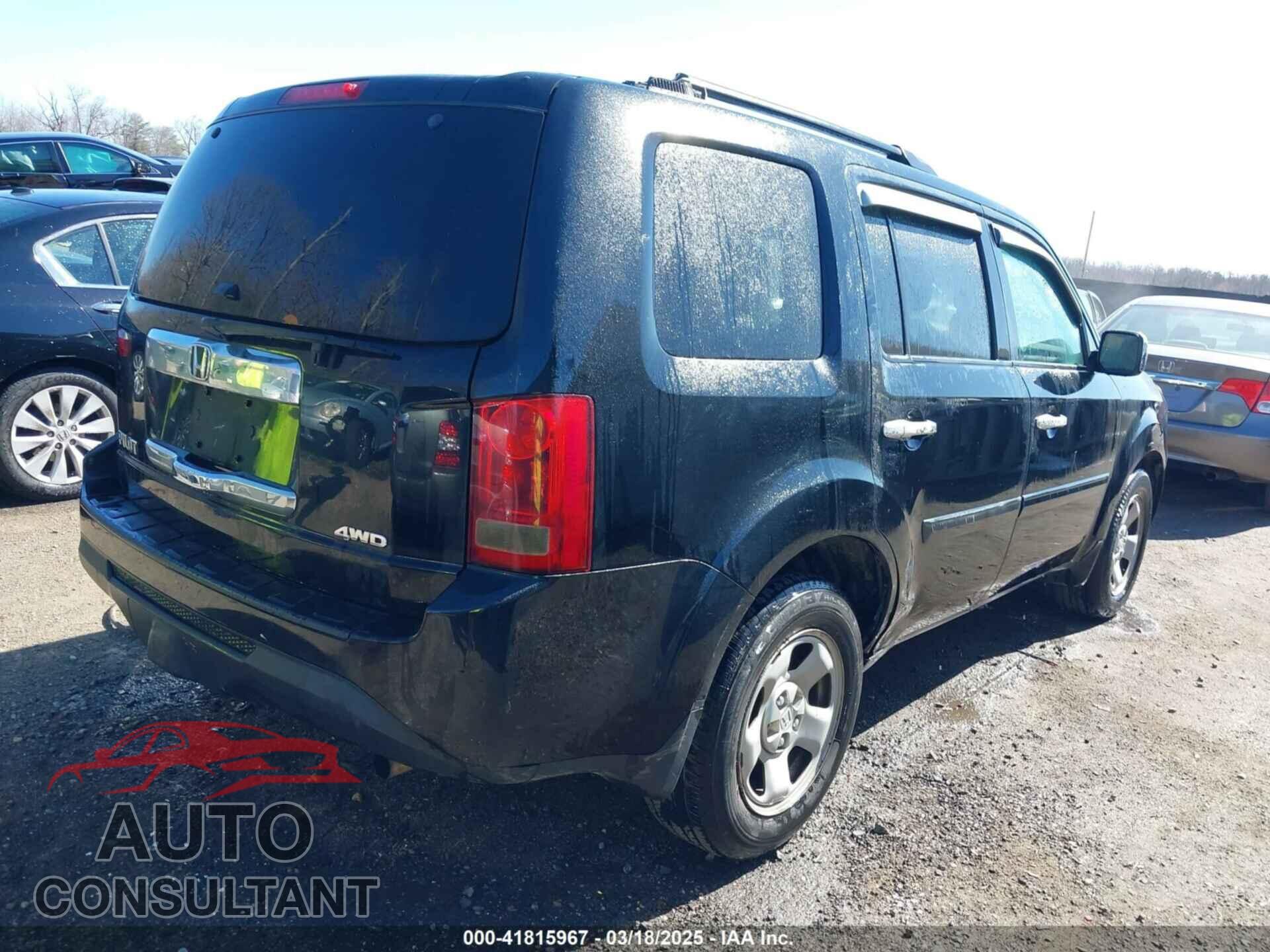 HONDA PILOT 2015 - 5FNYF4H26FB075357