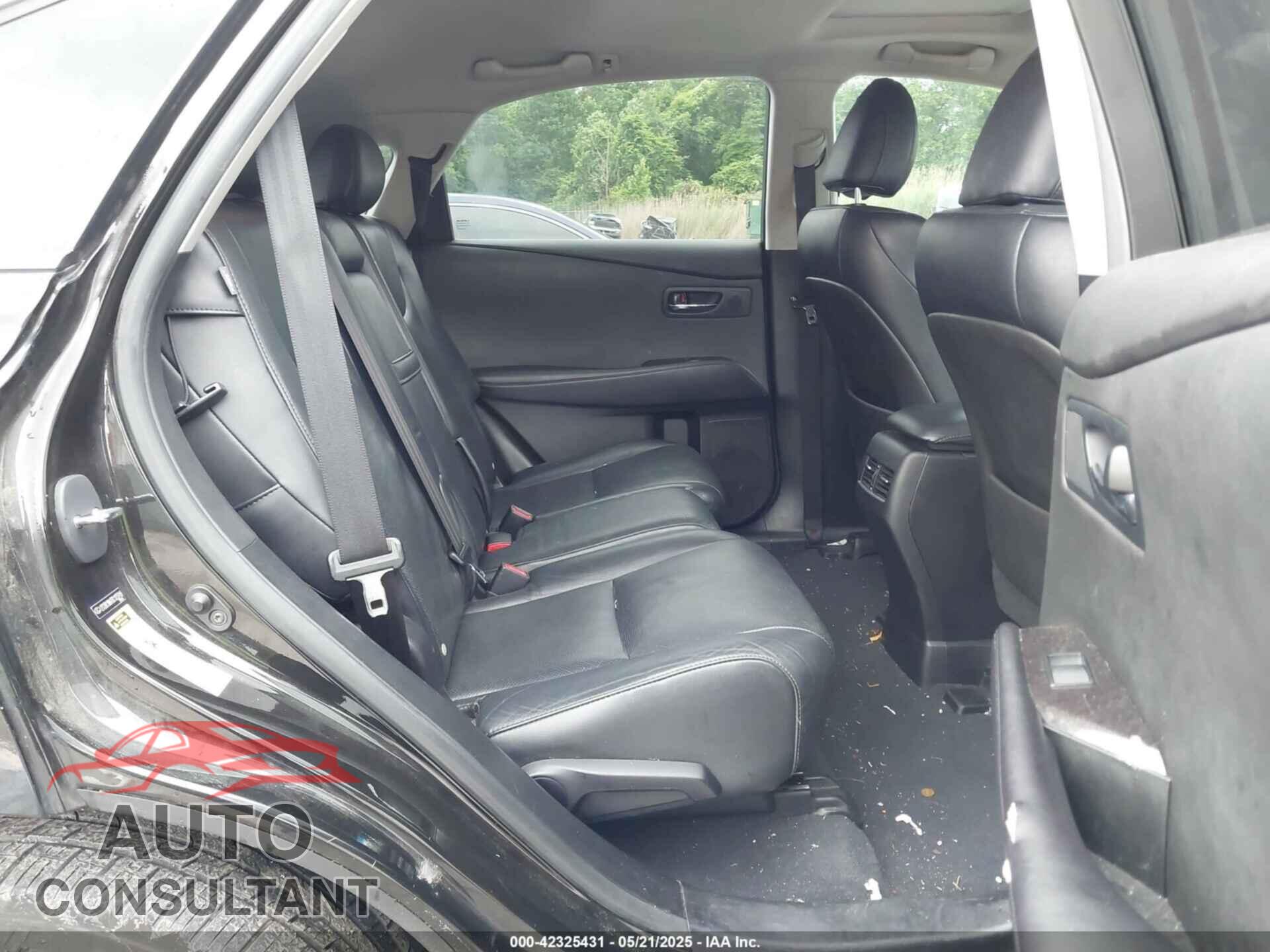 LEXUS RX 350 2013 - 2T2ZK1BA7DC123749
