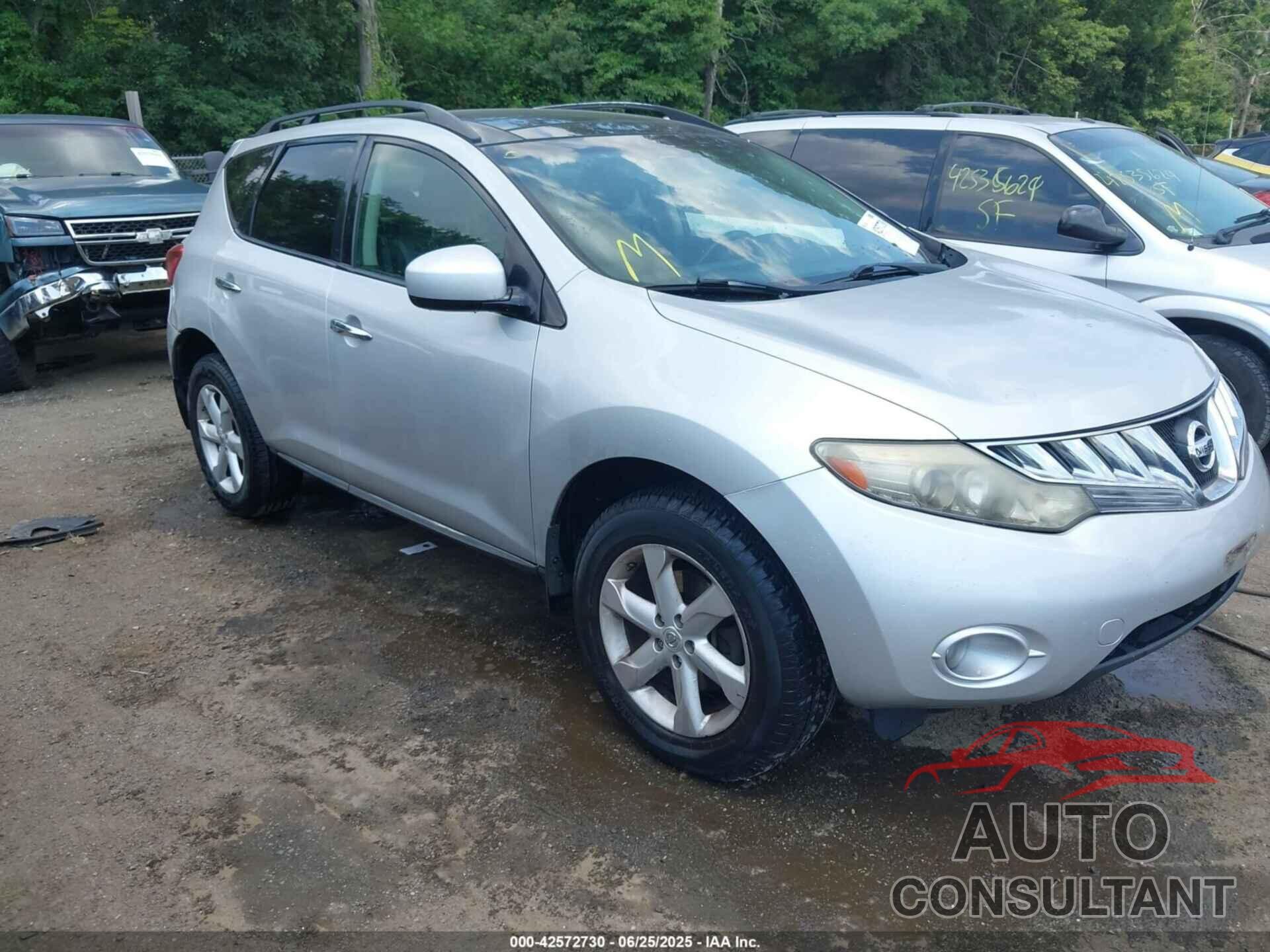 NISSAN MURANO 2009 - JN8AZ18W09W138063
