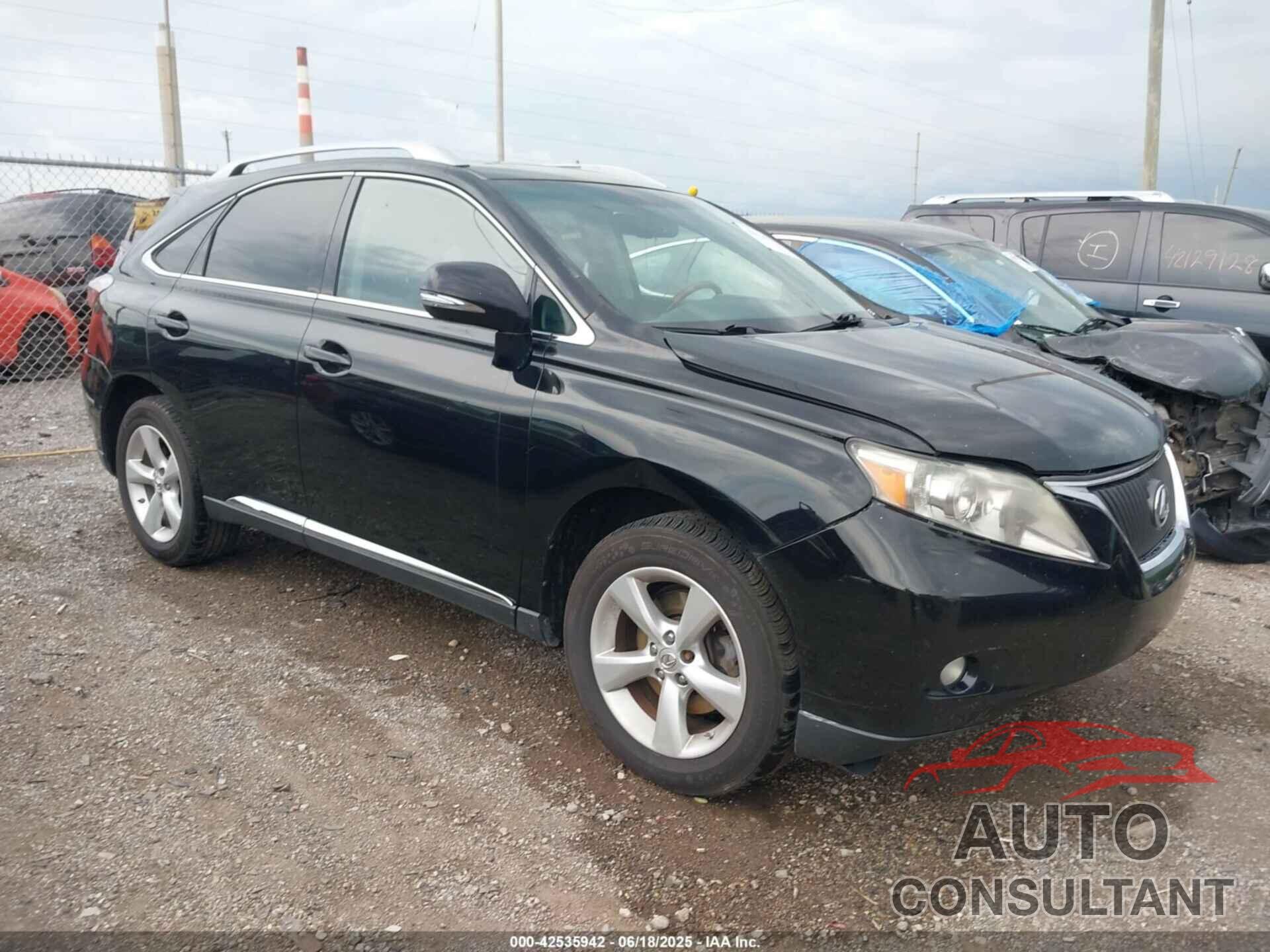 LEXUS RX 350 2010 - 2T2BK1BA1AC041092